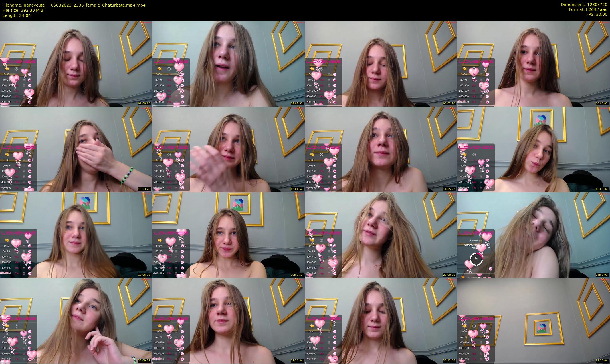 nancycute__ — 35 minute Chaturbate female cam show recording, 720p, Mar 5, 2023