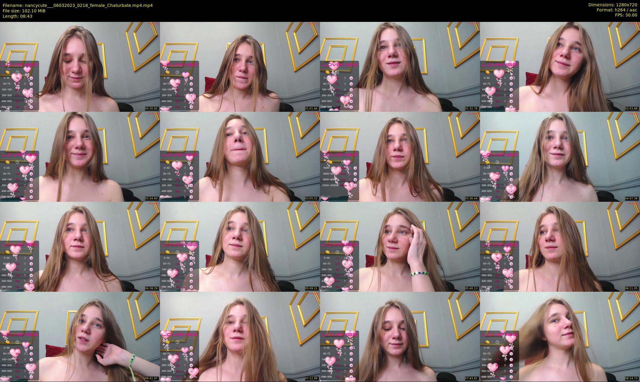nancycute__ — 9 minute Chaturbate female cam show recording, 720p, Mar 6, 2023