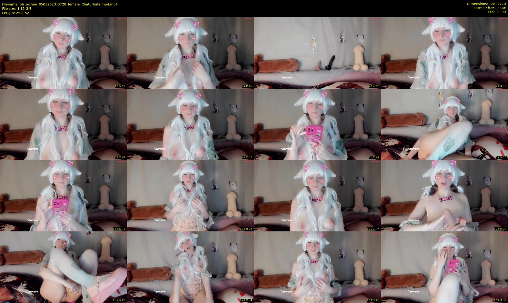 oh_pichuu — 125 minute Chaturbate female cam show recording, 720p, Mar 5, 2023