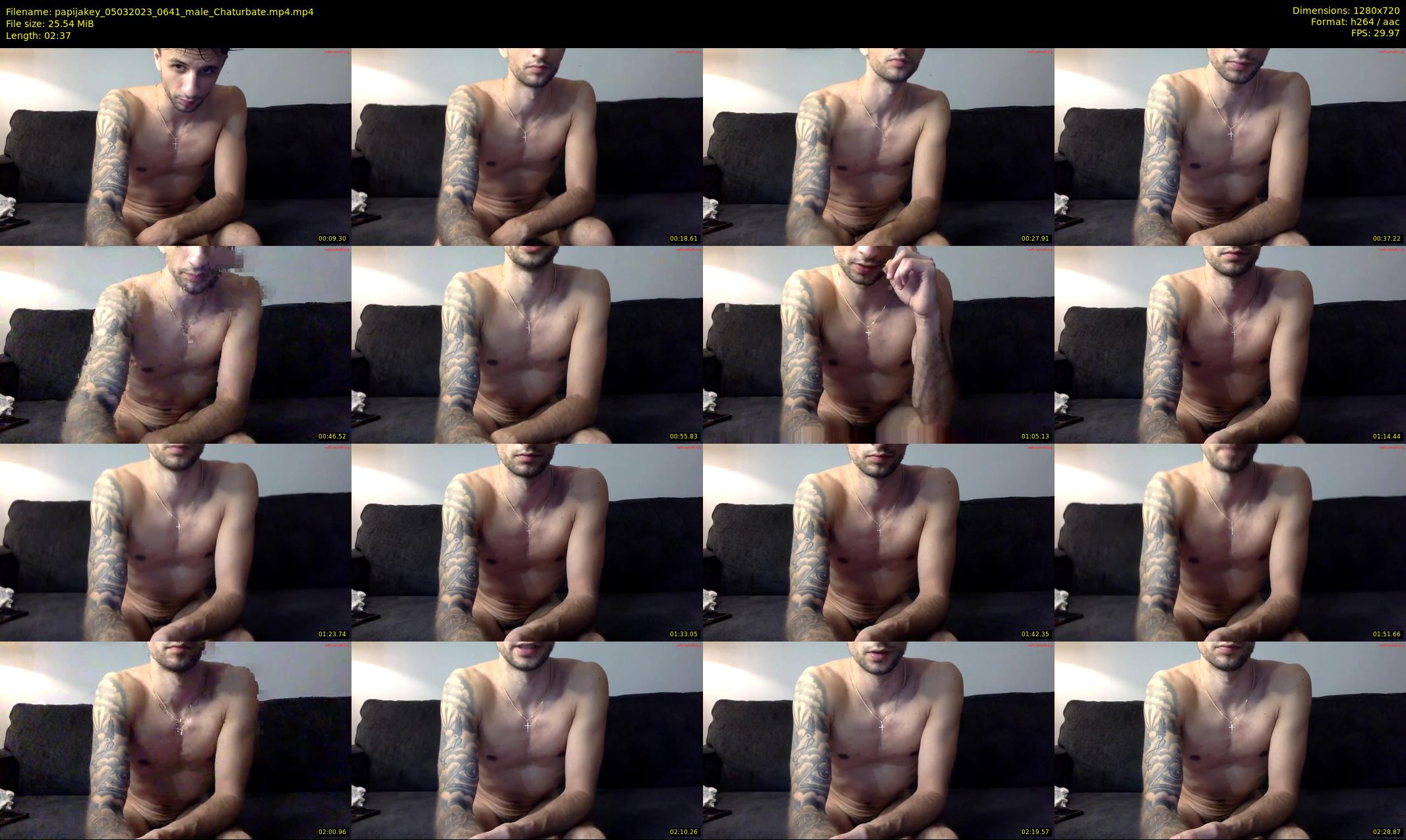 papijakey — 3 minute Chaturbate male cam show recording, 720p, Mar 5, 2023