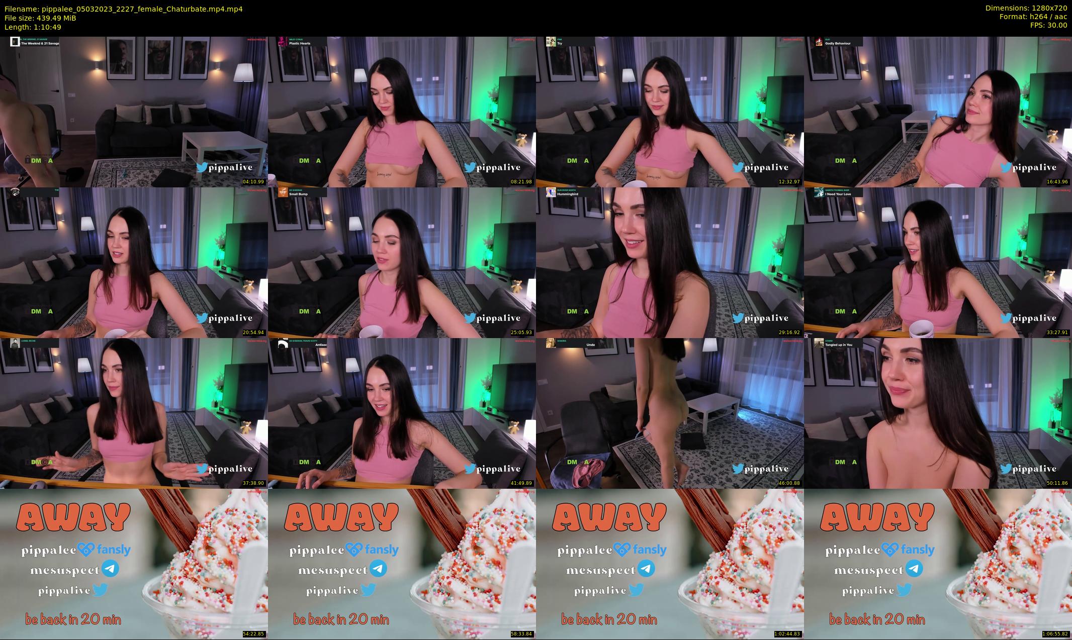 pippalee — 71 minute Chaturbate female cam show recording, 720p, Mar 5, 2023