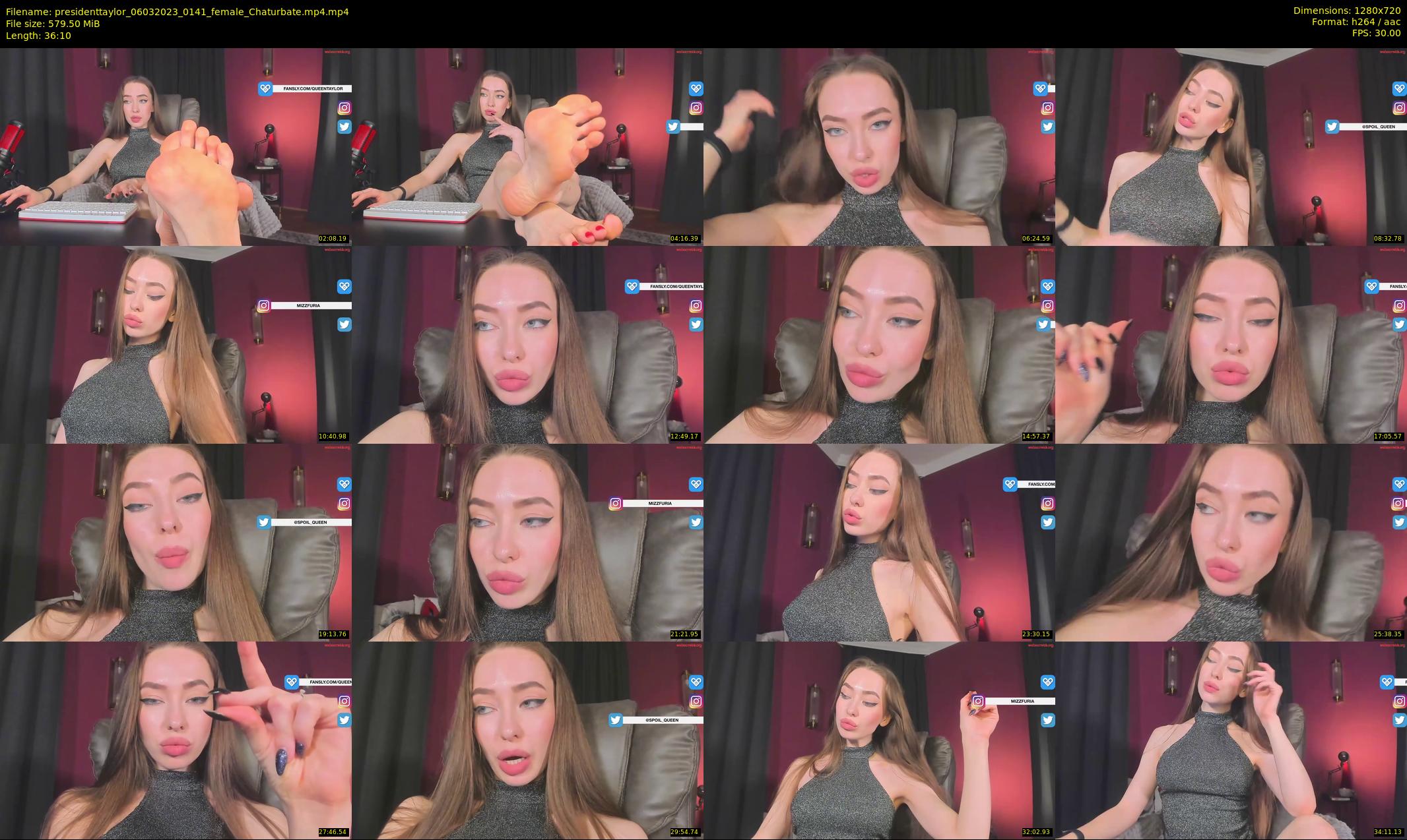 presidenttaylor — 37 minute Chaturbate female cam show recording, 720p, Mar 6, 2023