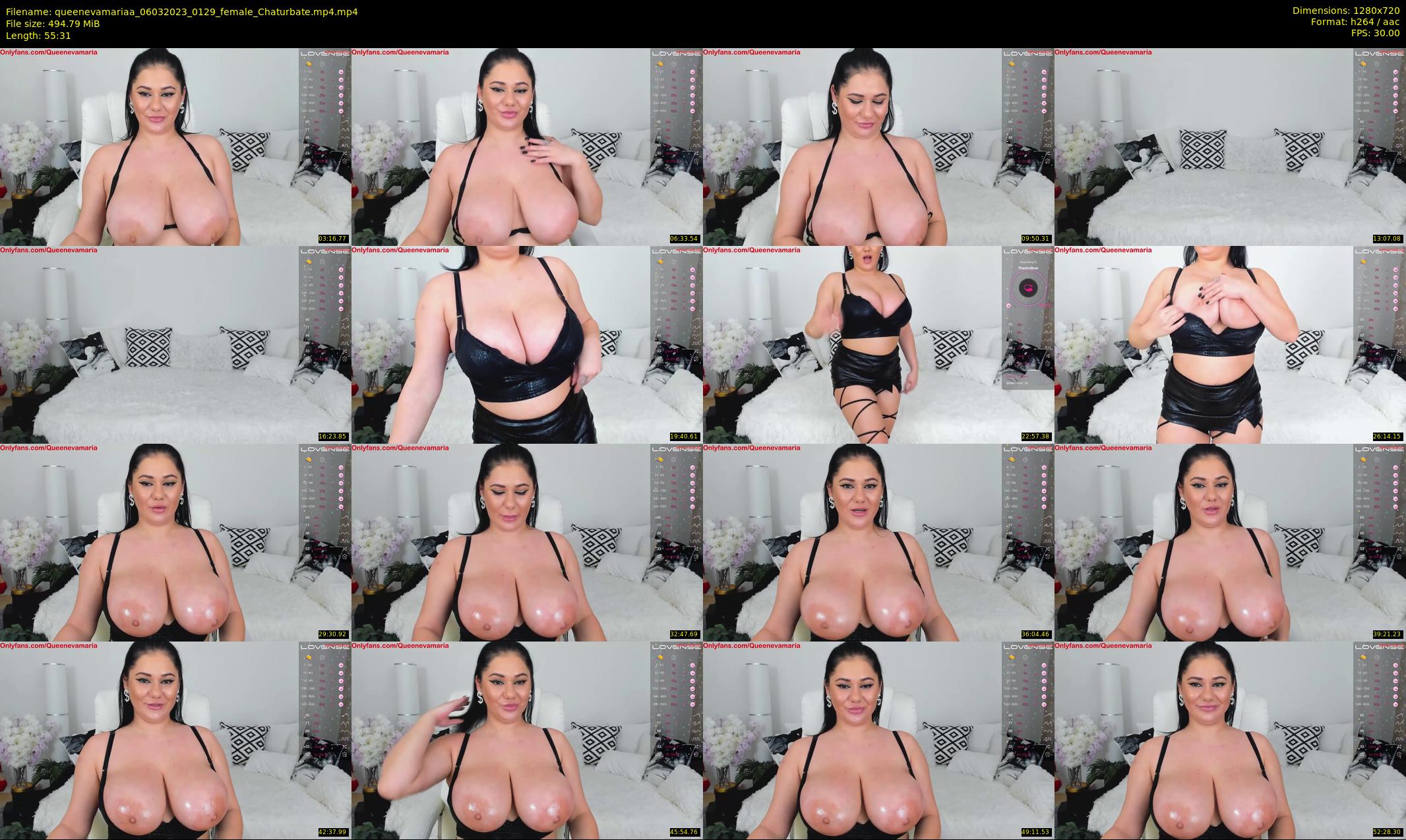 queenevamariaa — 56 minute Chaturbate female cam show recording, 720p, Mar 6, 2023