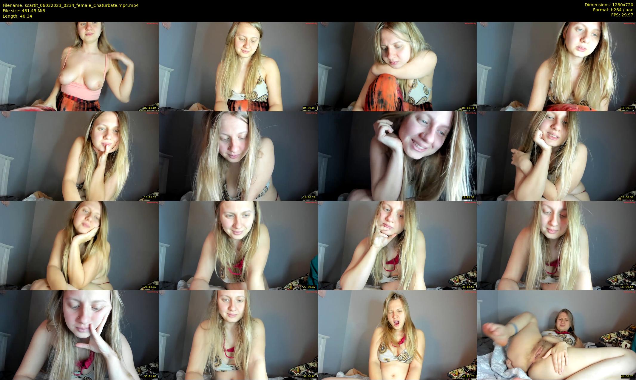 scartit — 47 minute Chaturbate female cam show recording, 720p, Mar 6, 2023