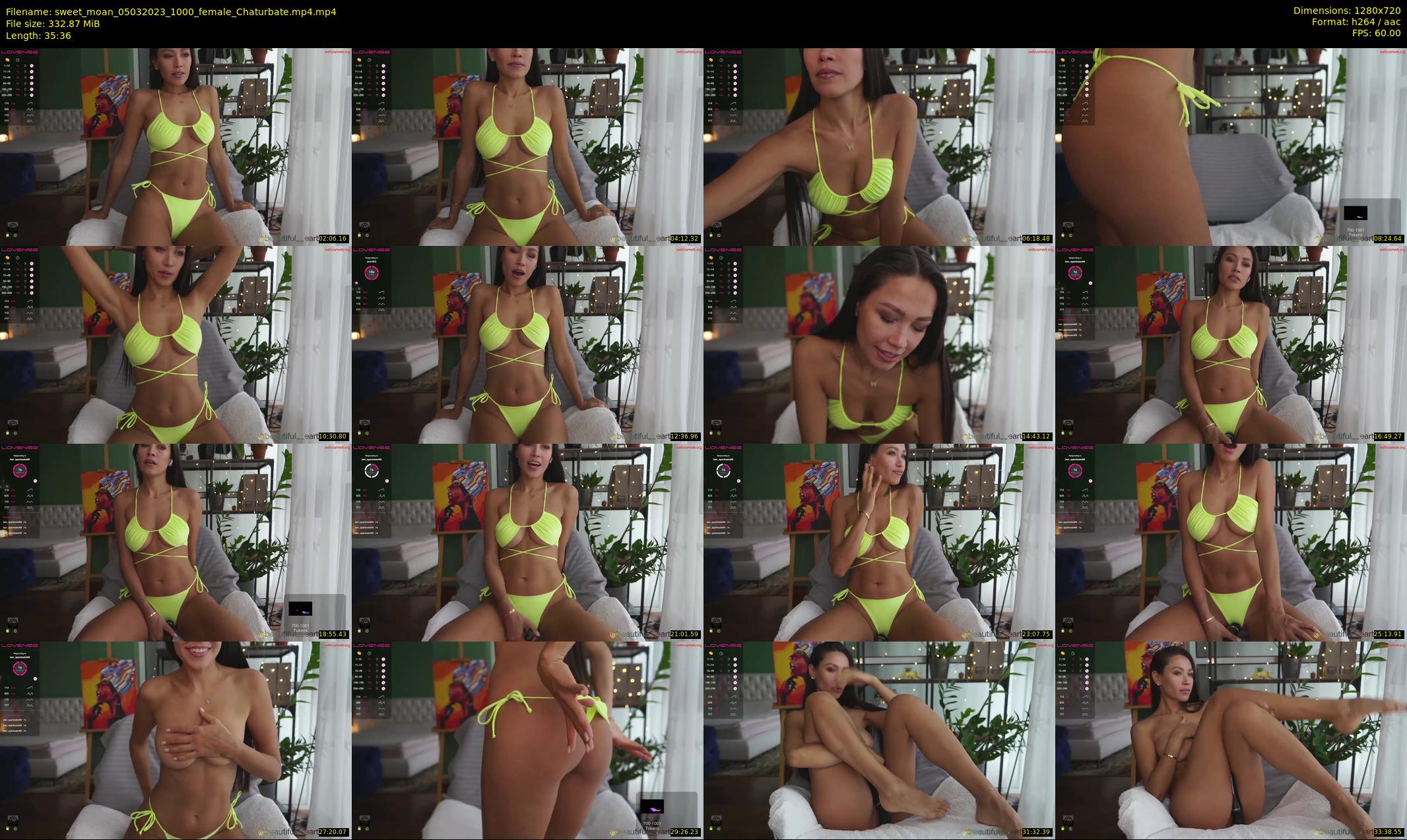 sweet_moan — 36 minute Chaturbate female cam show recording, 720p, Mar 5, 2023
