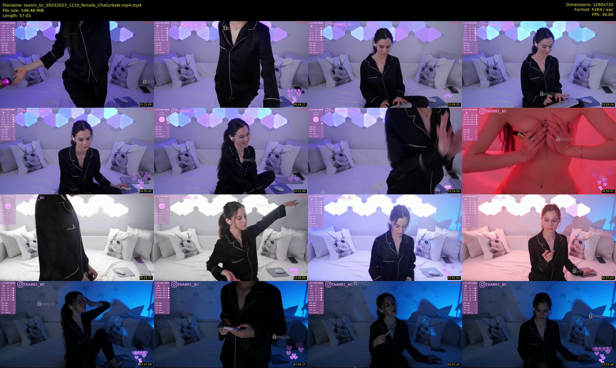 taanni_bc — 58 minute Chaturbate female cam show recording, 720p, Mar 5, 2023