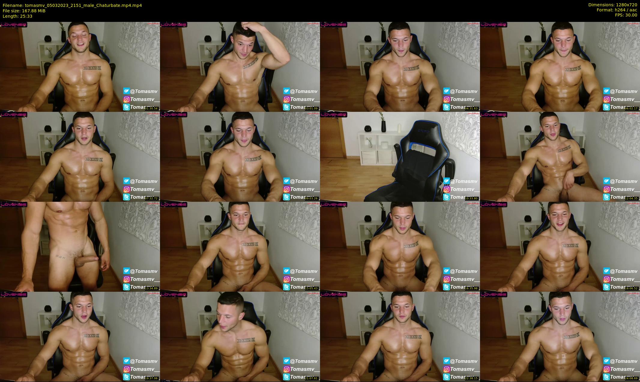 tomasmv — 26 minute Chaturbate male cam show recording, 720p, Mar 5, 2023