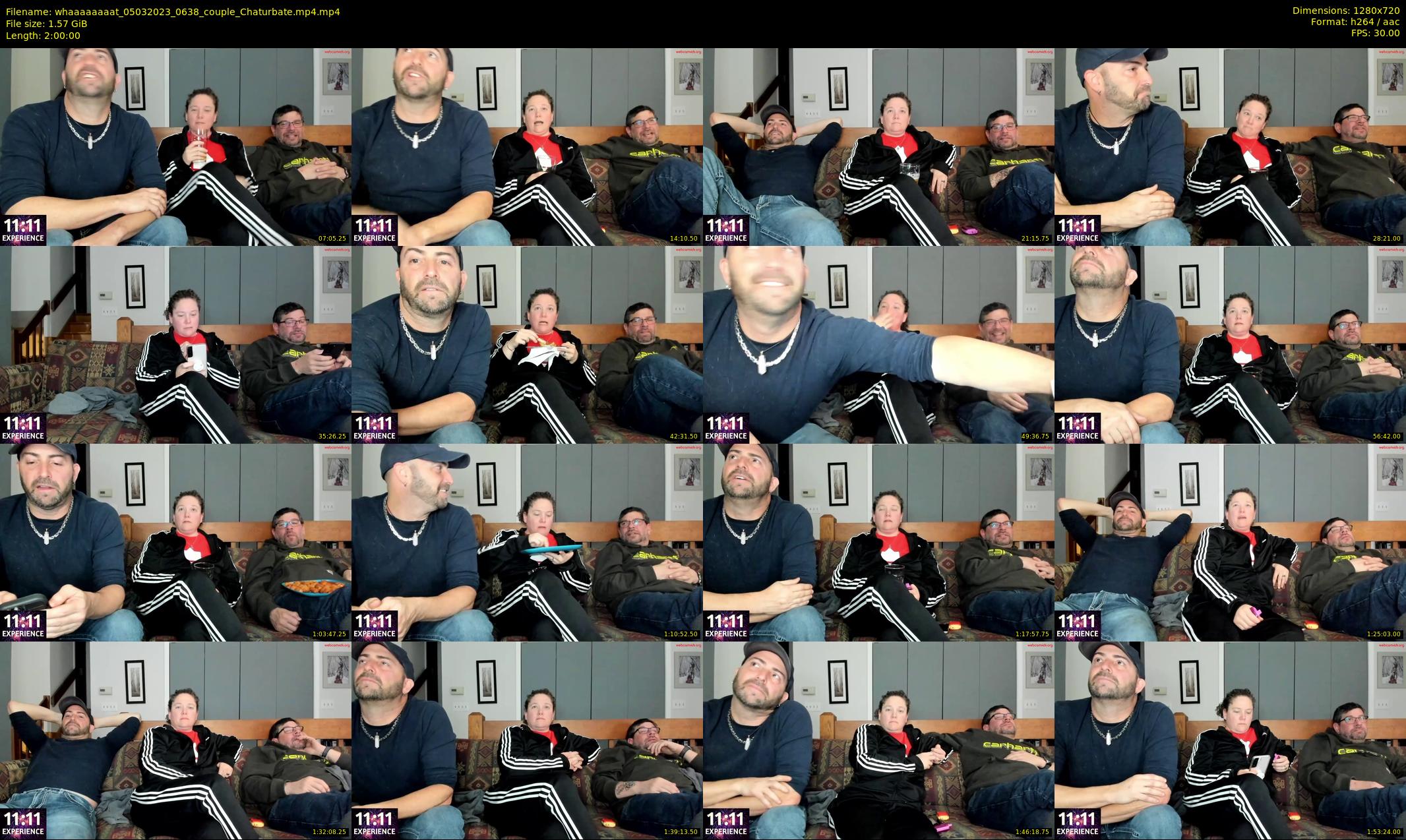 whaaaaaaaat — 120 minute Chaturbate couple cam show recording, 720p, Mar 5, 2023