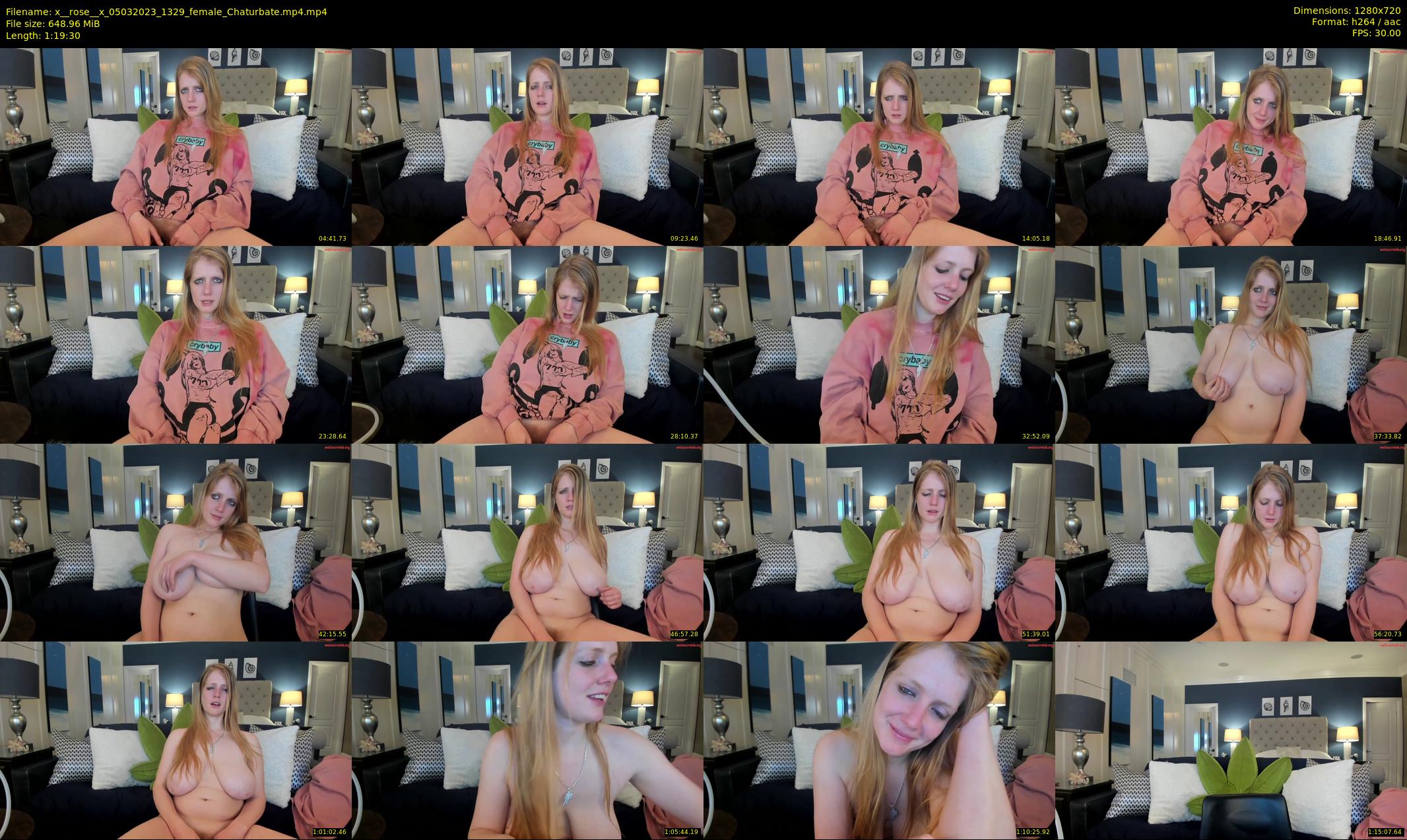 x__rose__x — 80 minute Chaturbate female cam show recording, 720p, Mar 5, 2023