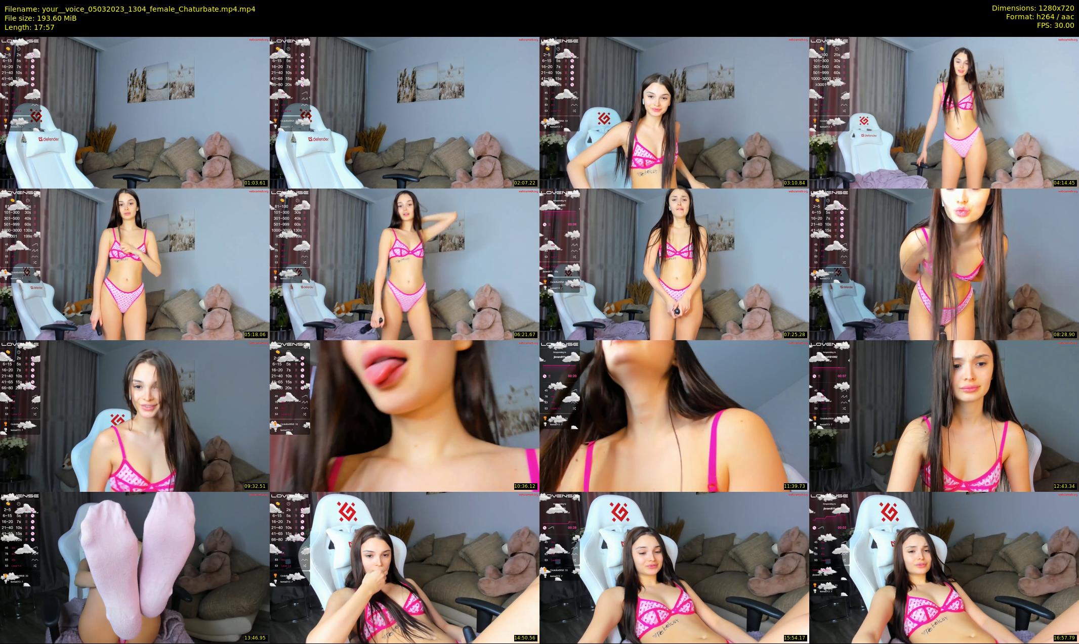 your__voice — 18 minute Chaturbate female cam show recording, 720p, Mar 5, 2023