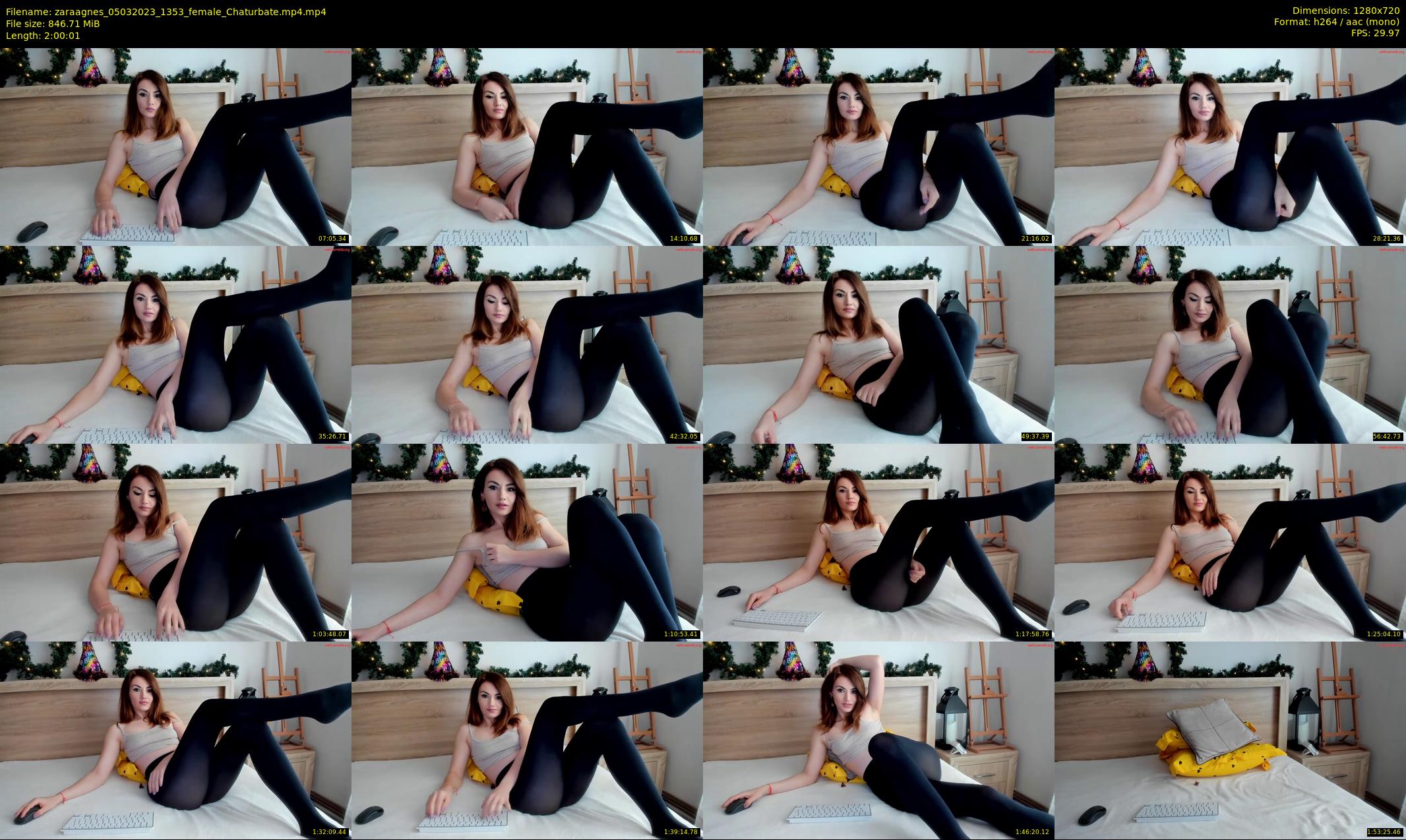 zaraagnes — 121 minute Chaturbate female cam show recording, 720p, Mar 5, 2023