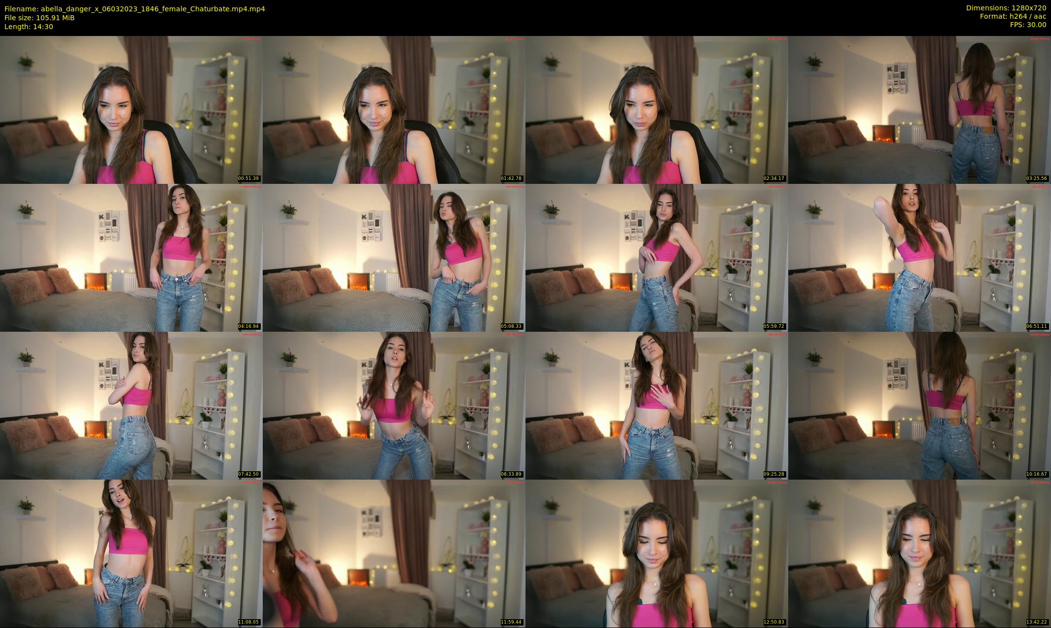 abella_danger_x — 15 minute Chaturbate female cam show recording, 720p, Mar 6, 2023
