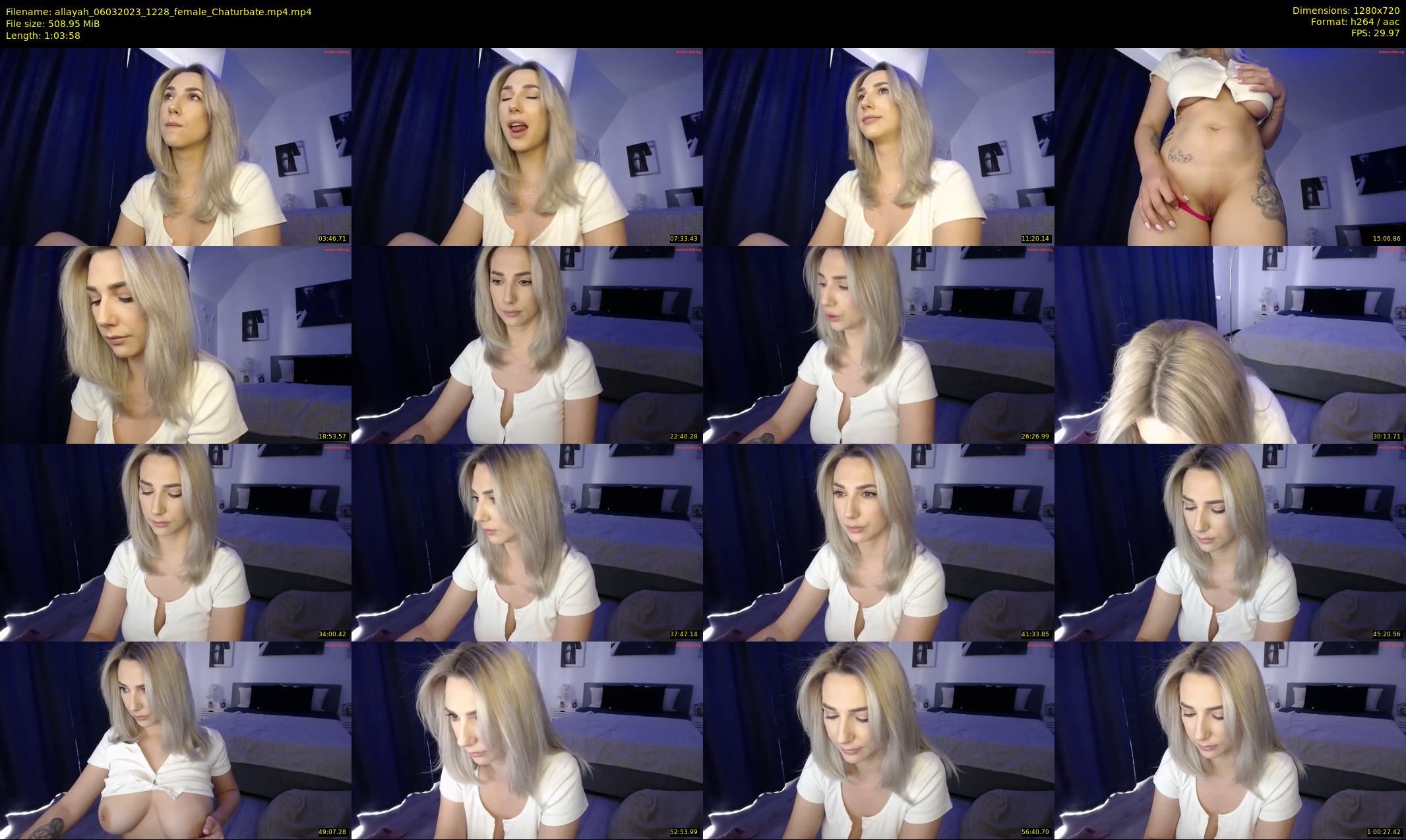 allayah — 64 minute Chaturbate female cam show recording, 720p, Mar 6, 2023