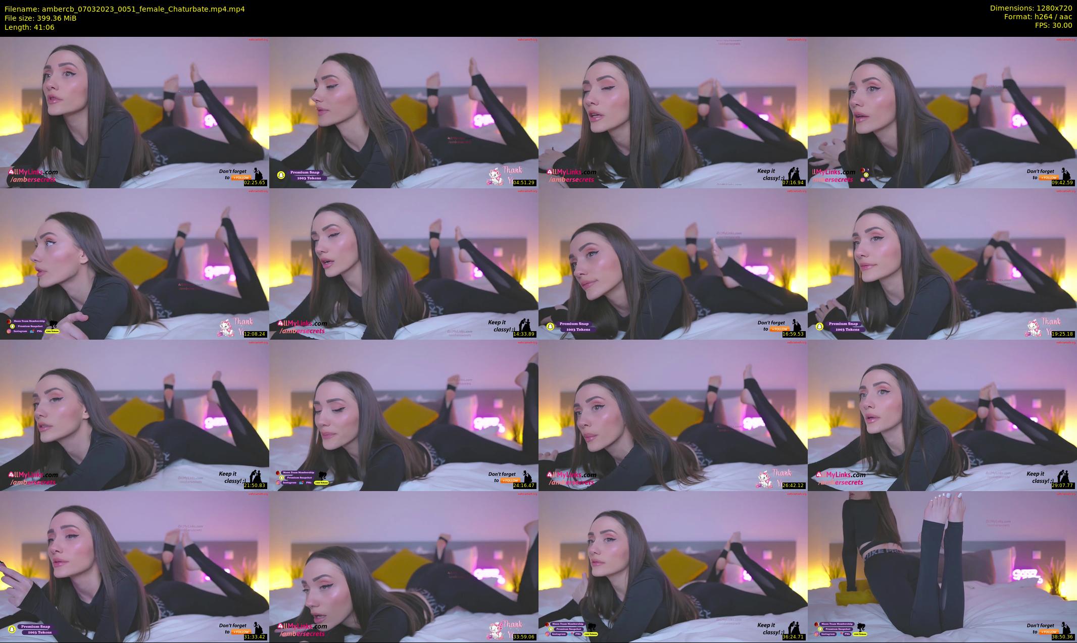 ambercb — 42 minute Chaturbate female cam show recording, 720p, Mar 7, 2023