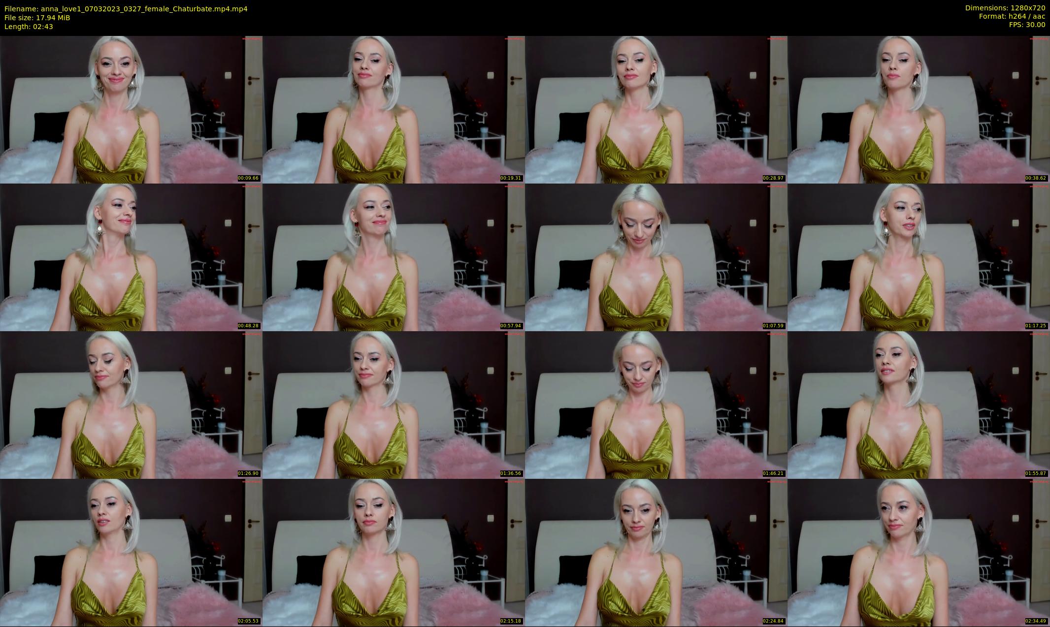 anna_love1 — 3 minute Chaturbate female cam show recording, 720p, Mar 7, 2023