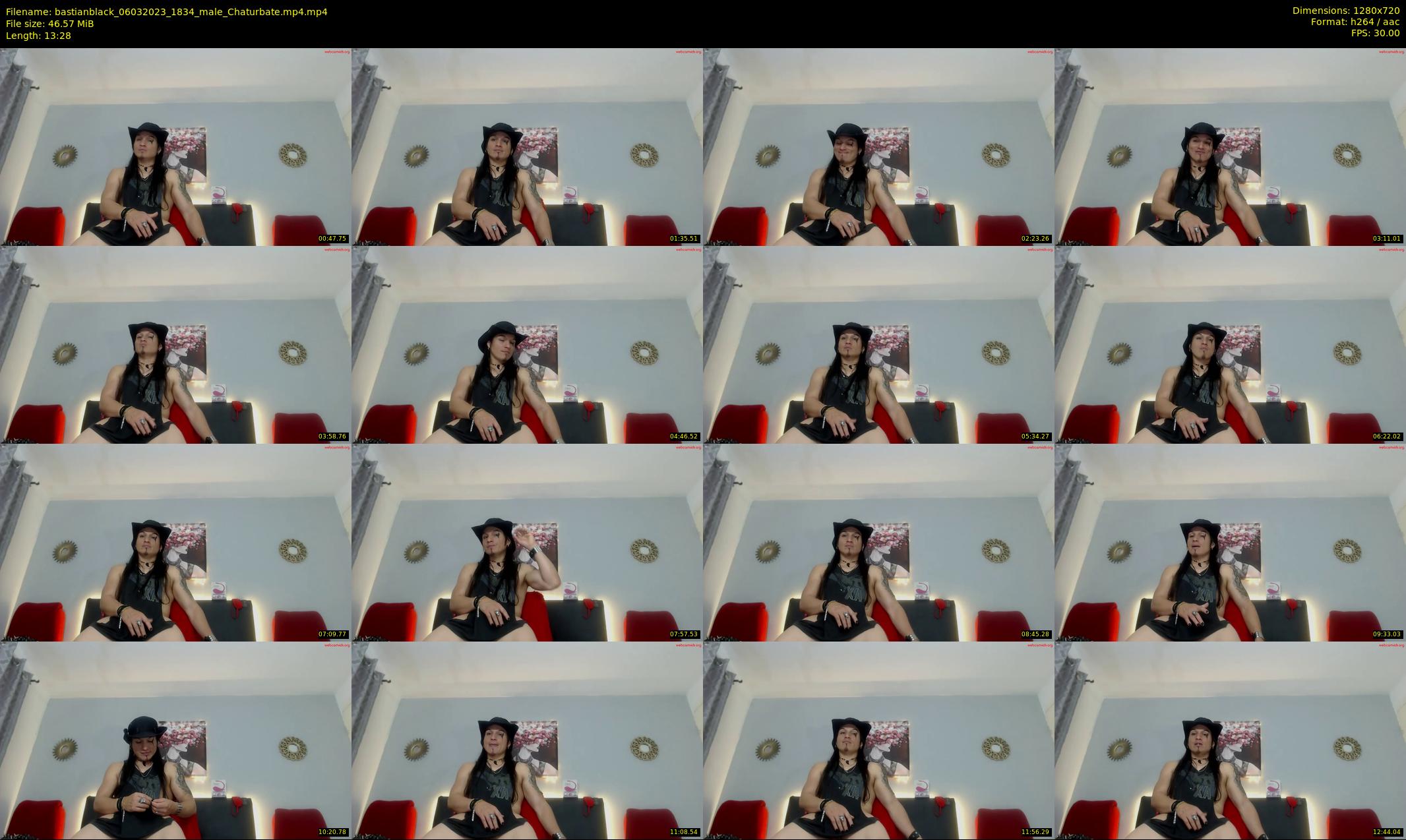 bastianblack — 14 minute Chaturbate male cam show recording, 720p, Mar 6, 2023
