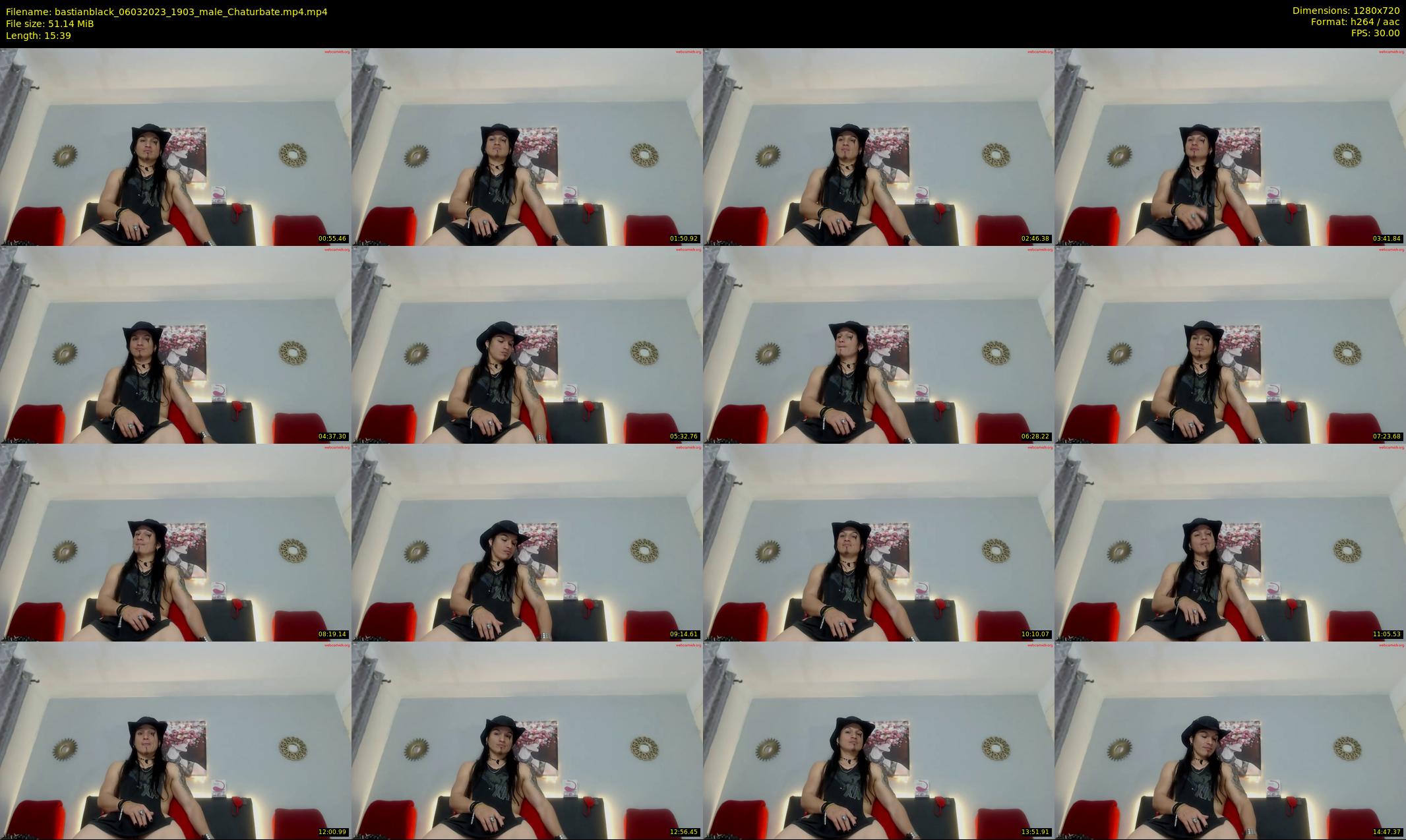 bastianblack — 16 minute Chaturbate male cam show recording, 720p, Mar 6, 2023