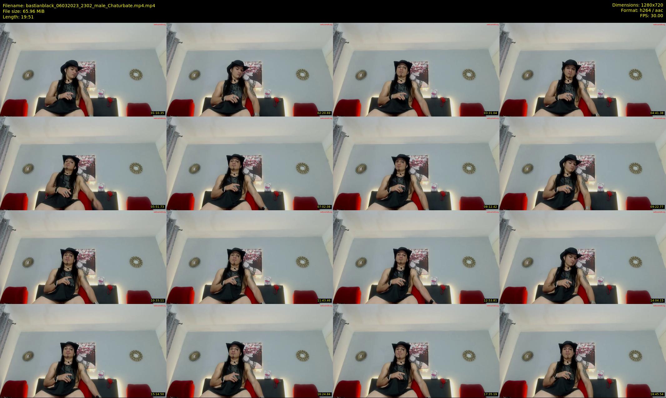 bastianblack — 20 minute Chaturbate male cam show recording, 720p, Mar 6, 2023