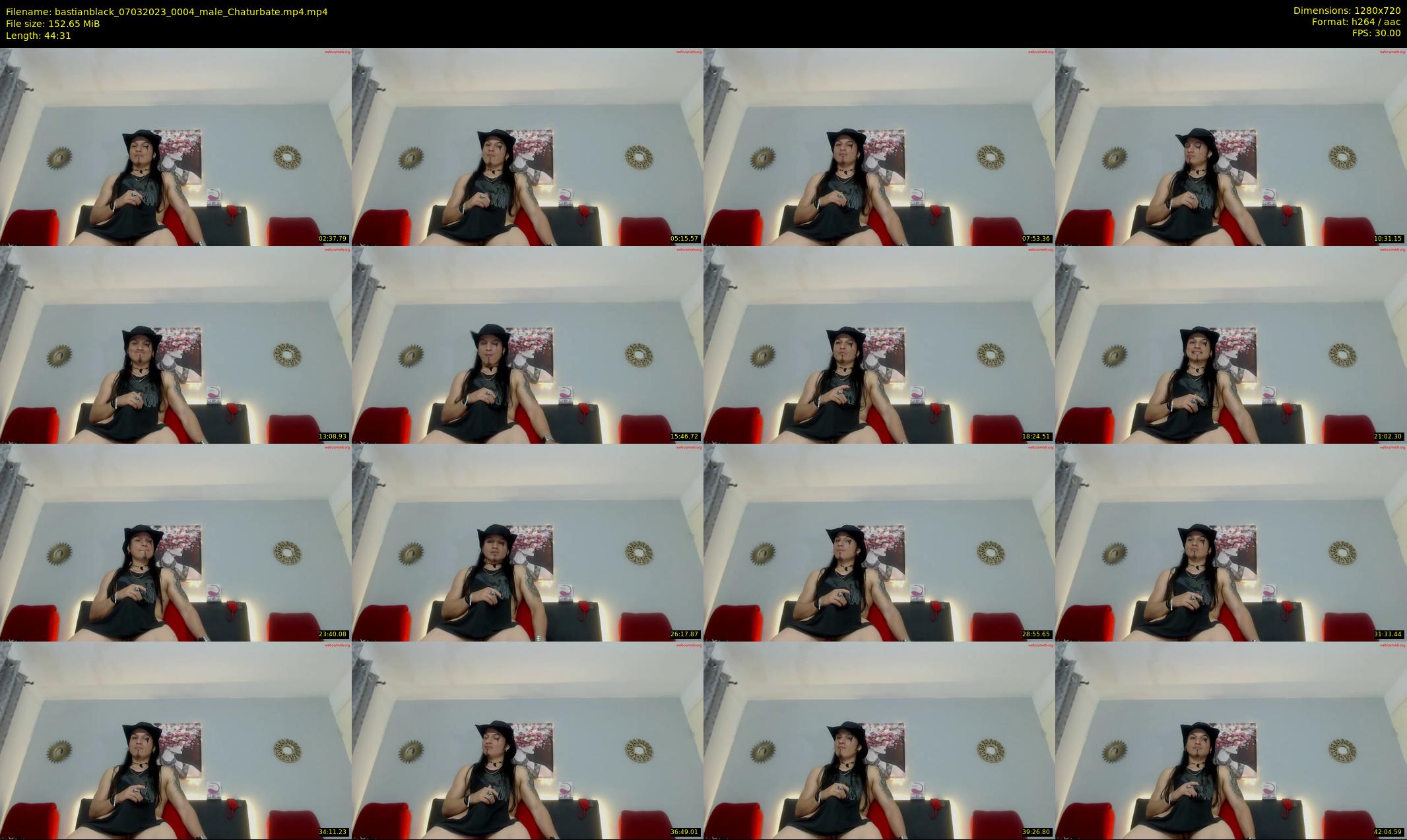 bastianblack — 45 minute Chaturbate male cam show recording, 720p, Mar 7, 2023