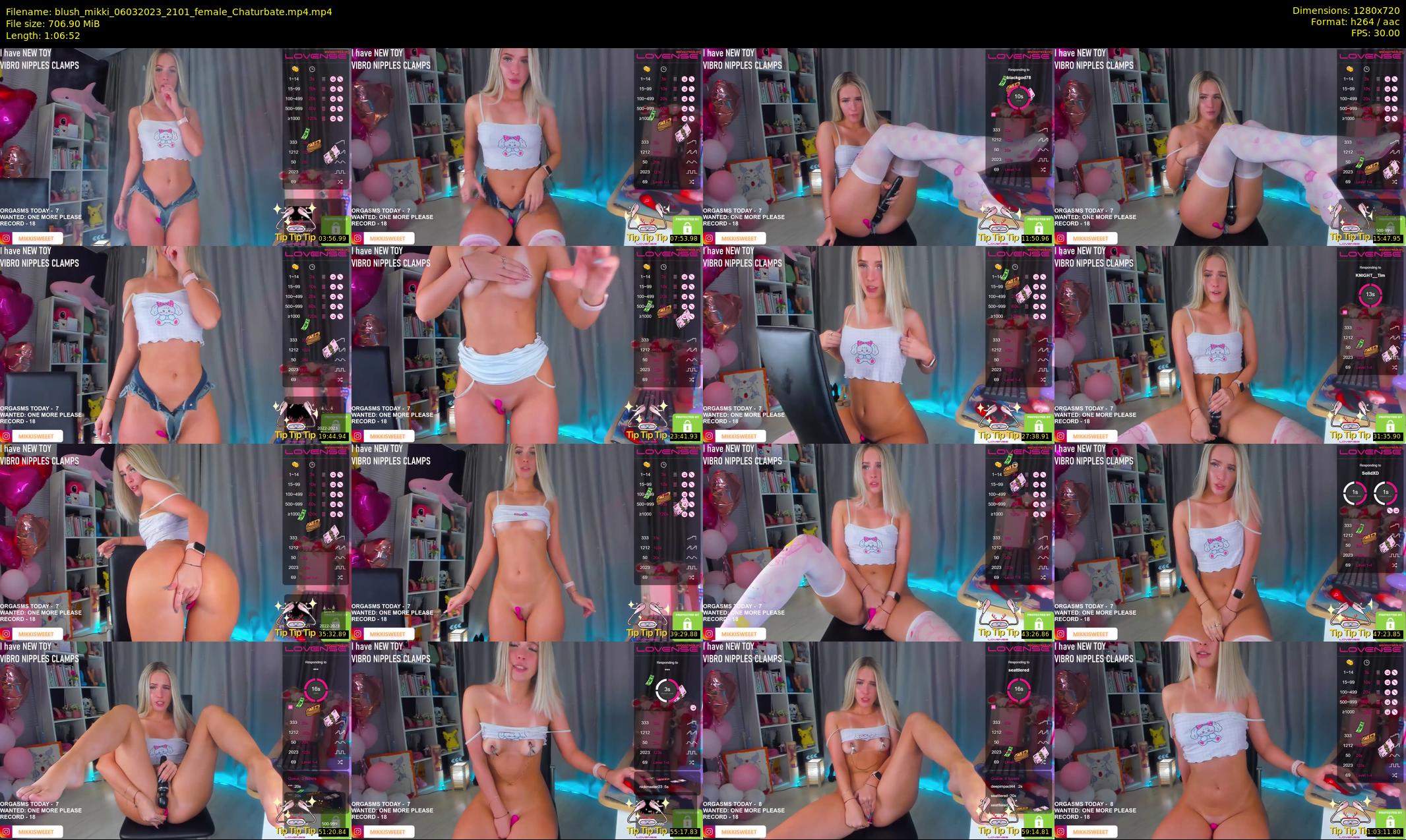 blush_mikki — 67 minute Chaturbate female cam show recording, 720p, Mar 6, 2023