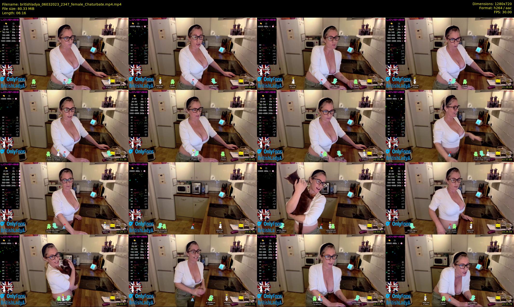 britishladya — 7 minute Chaturbate female cam show recording, 720p, Mar 6, 2023