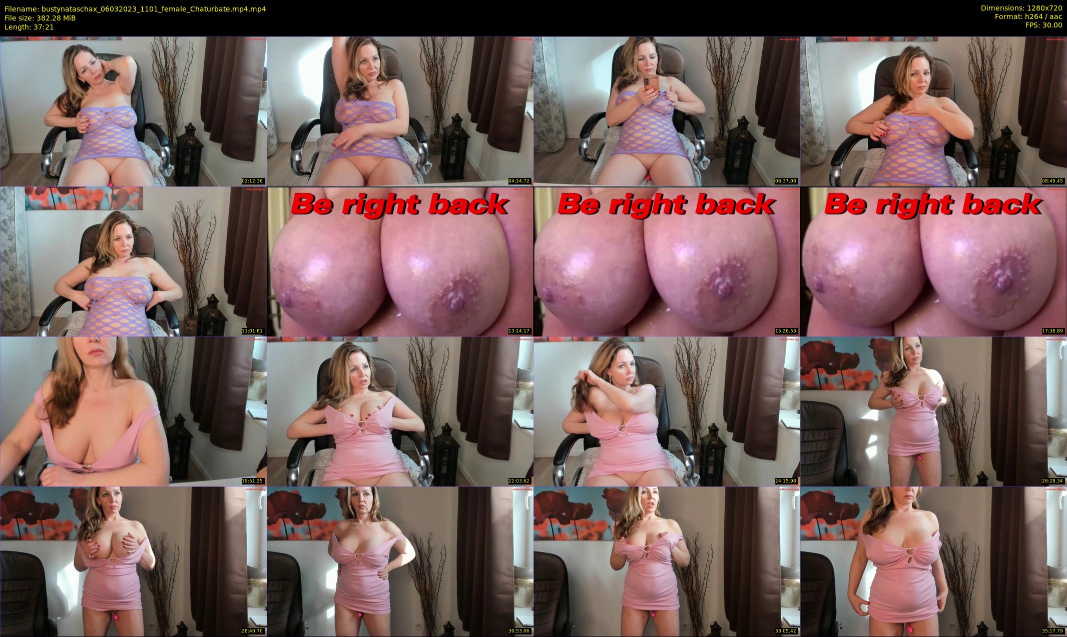 bustynataschax — 38 minute Chaturbate female cam show recording, 720p, Mar 6, 2023
