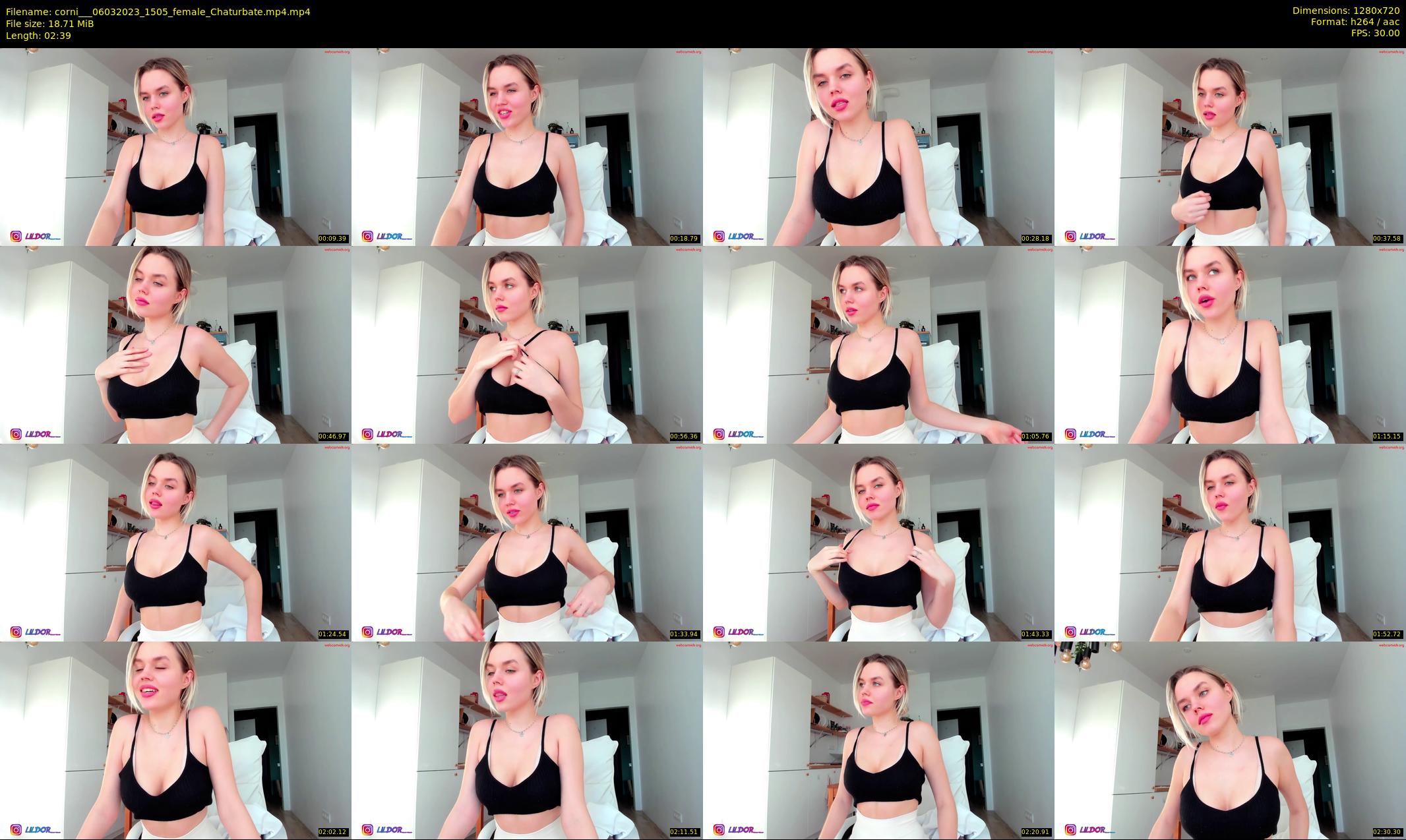 corni__ — 3 minute Chaturbate female cam show recording, 720p, Mar 6, 2023