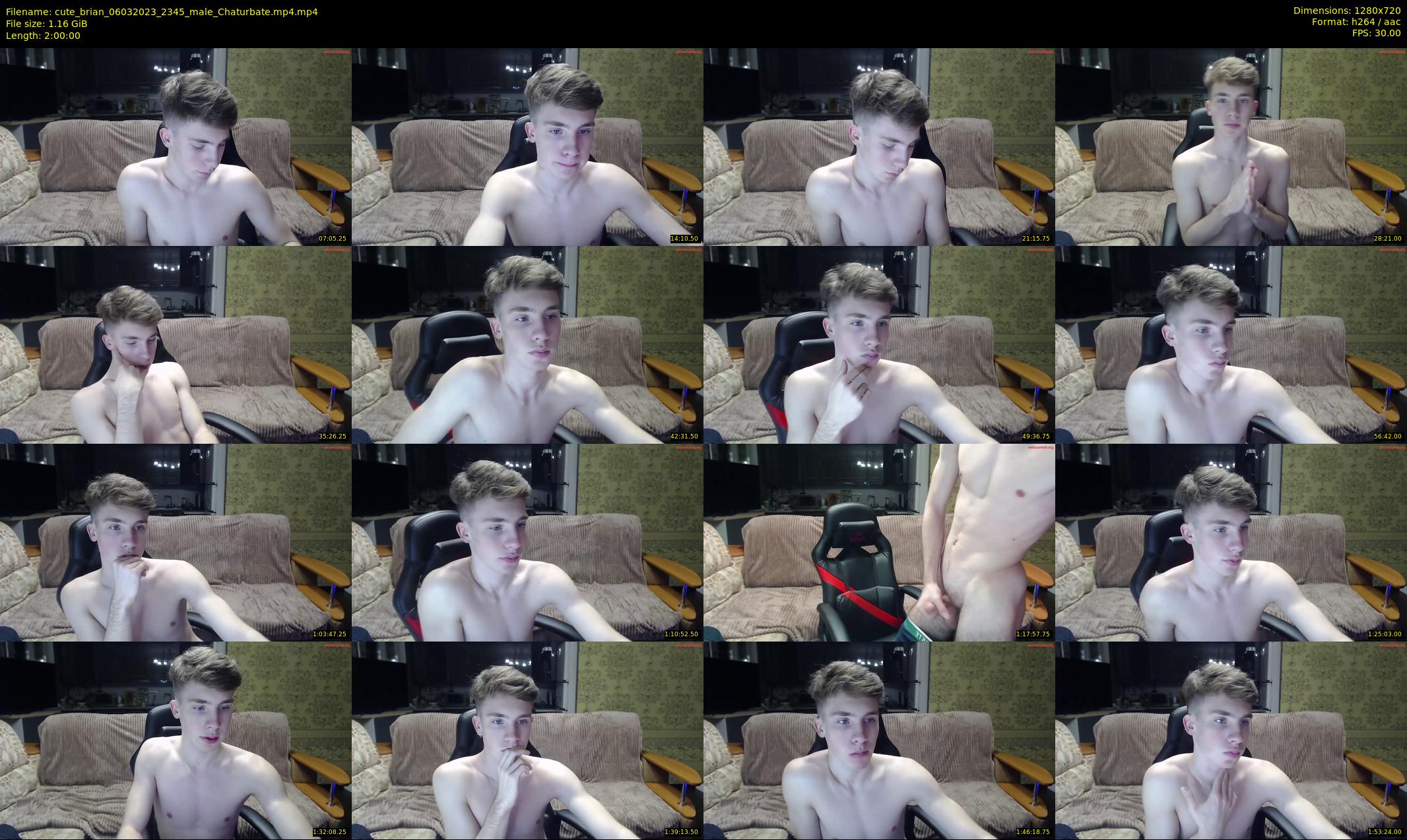 cute_brian — 120 minute Chaturbate male cam show recording, 720p, Mar 6, 2023