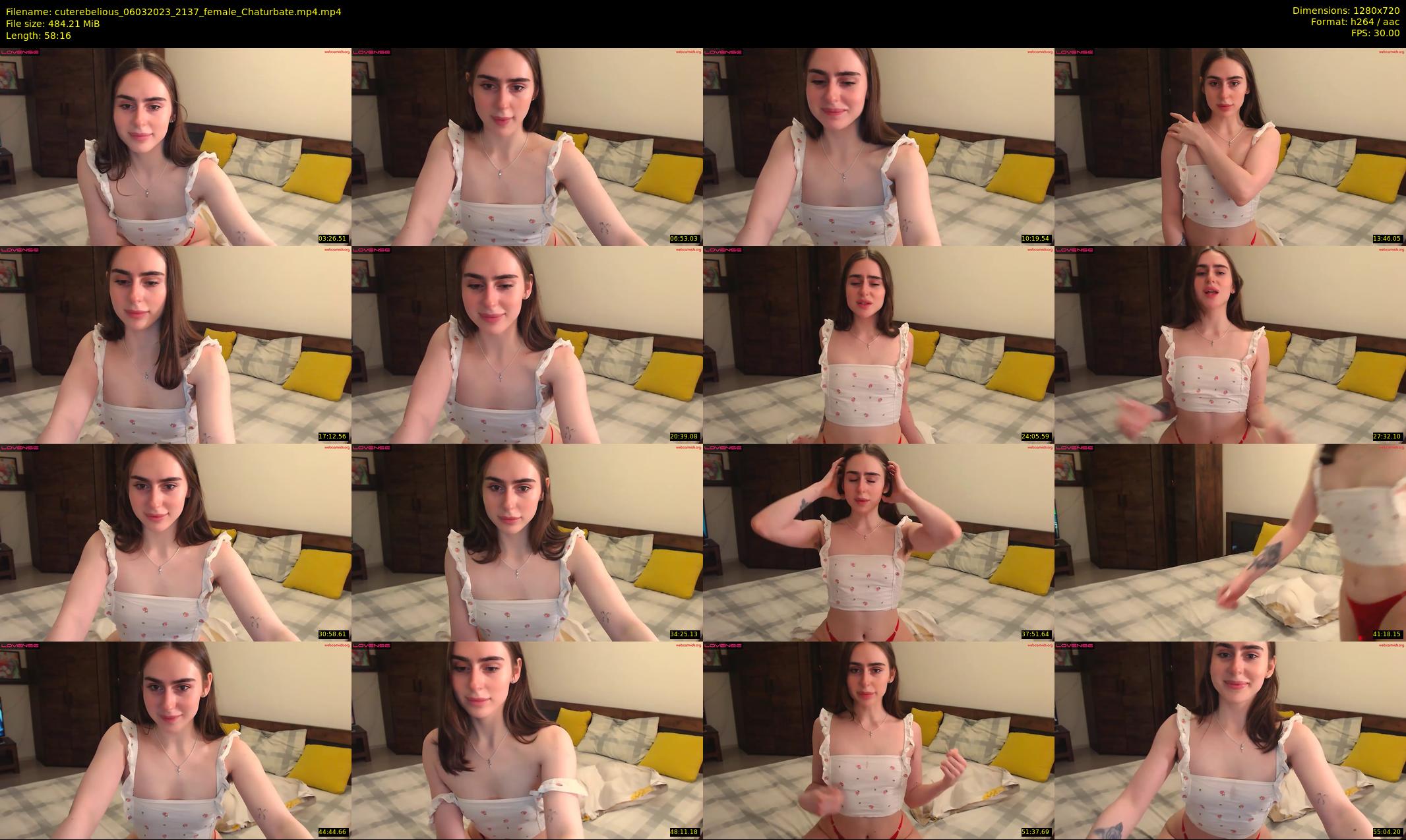 cuterebelious — 59 minute Chaturbate female cam show recording, 720p, Mar 6, 2023
