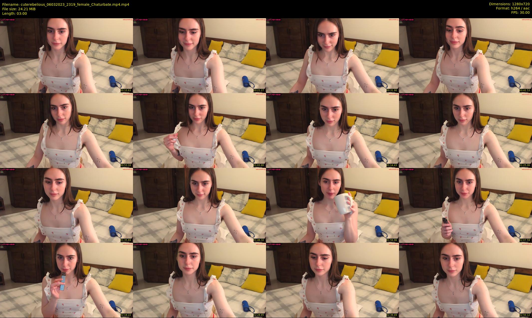 cuterebelious — 3 minute Chaturbate female cam show recording, 720p, Mar 6, 2023