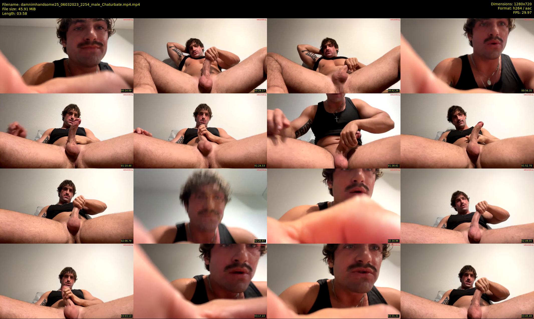 damnimhandsome25 — 4 minute Chaturbate male cam show recording, 720p, Mar 6, 2023