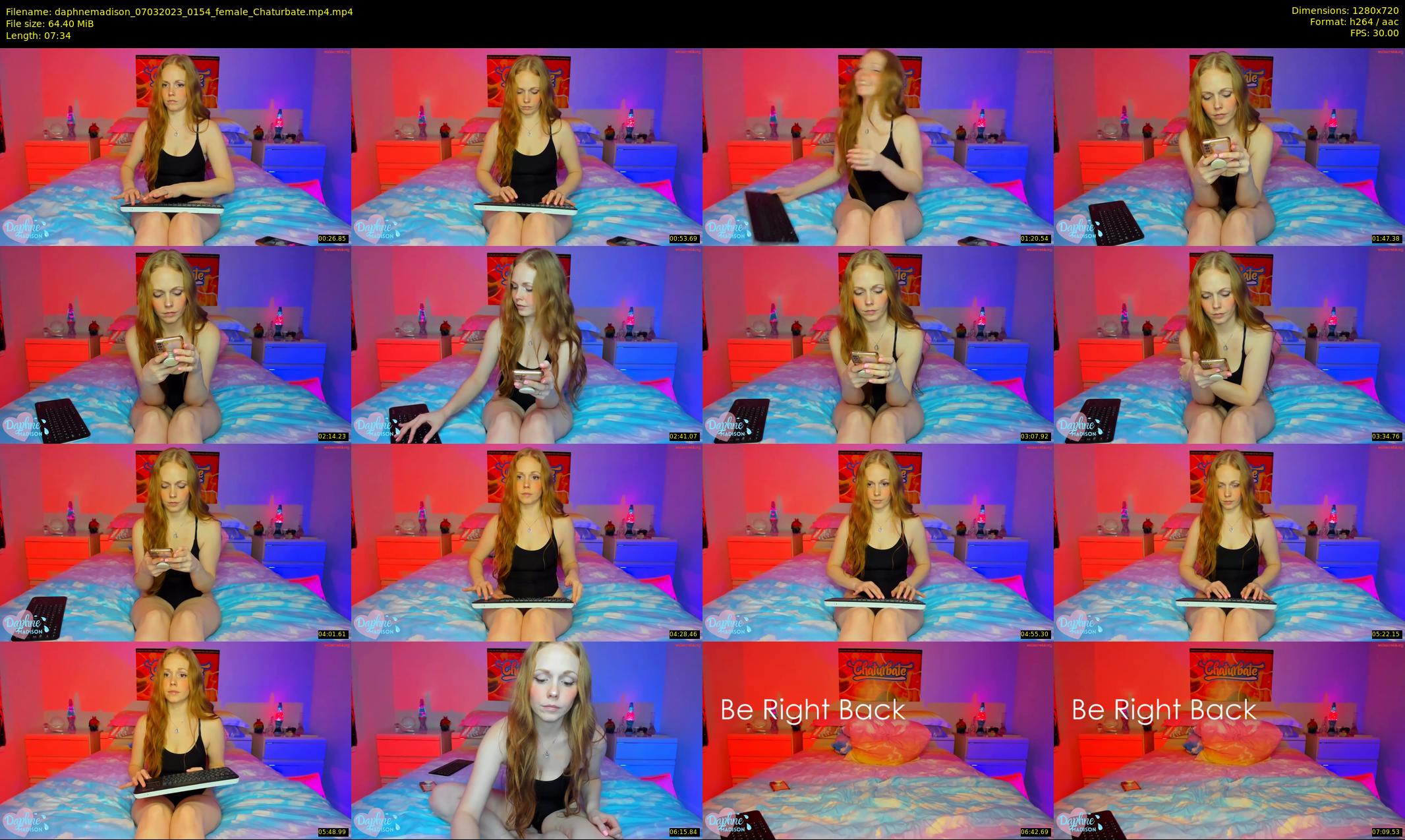 daphnemadison — 8 minute Chaturbate couple cam show recording, 720p, Mar 7, 2023