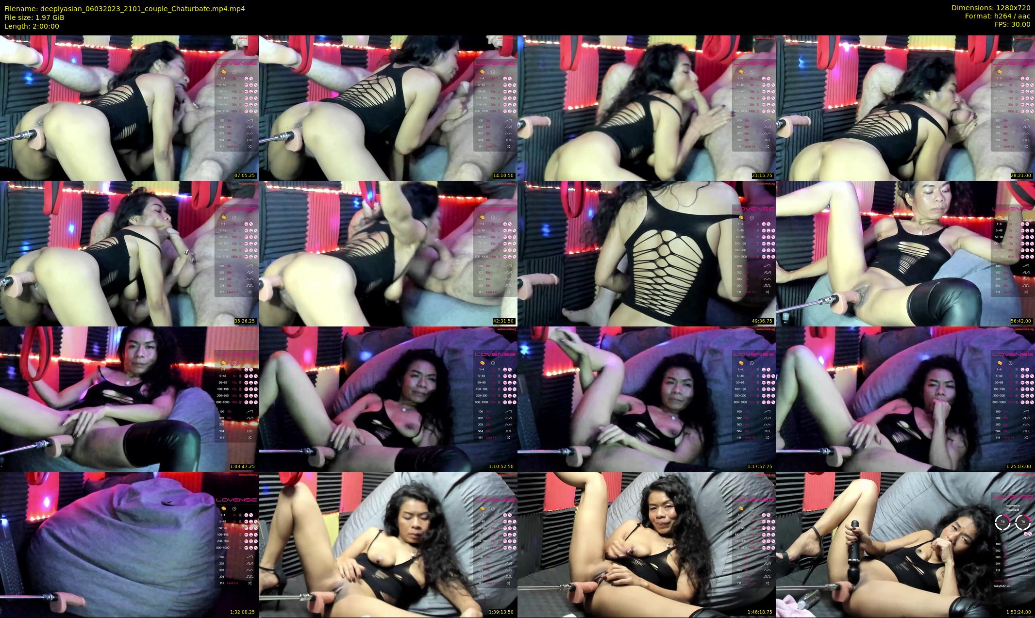 deeplyasian — 120 minute Chaturbate couple cam show recording, 720p, Mar 6, 2023
