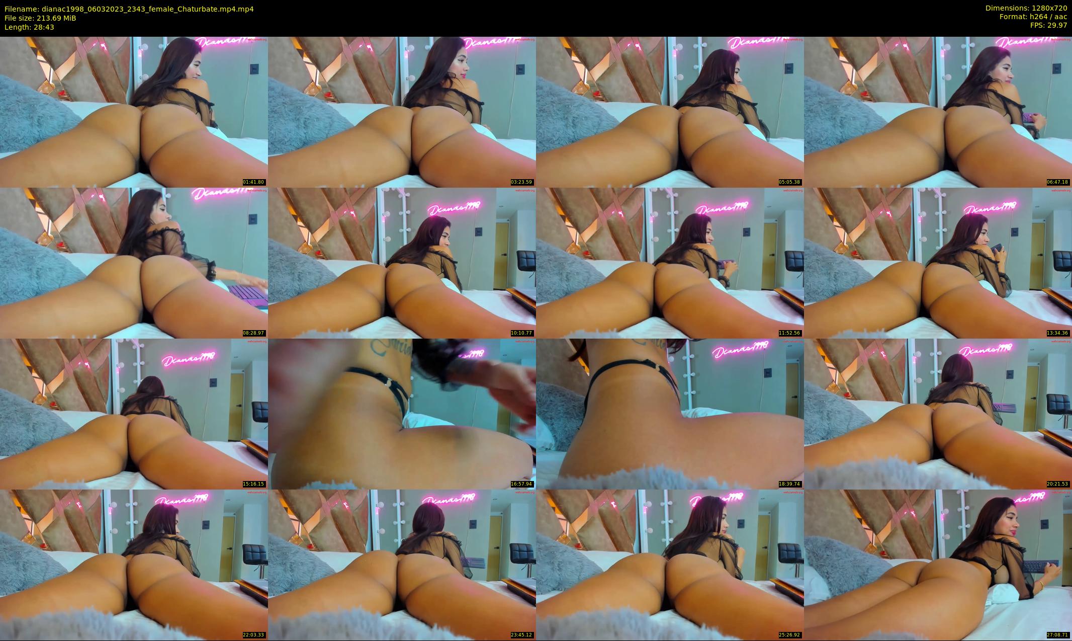 dianac1998 — 29 minute Chaturbate female cam show recording, 720p, Mar 6, 2023