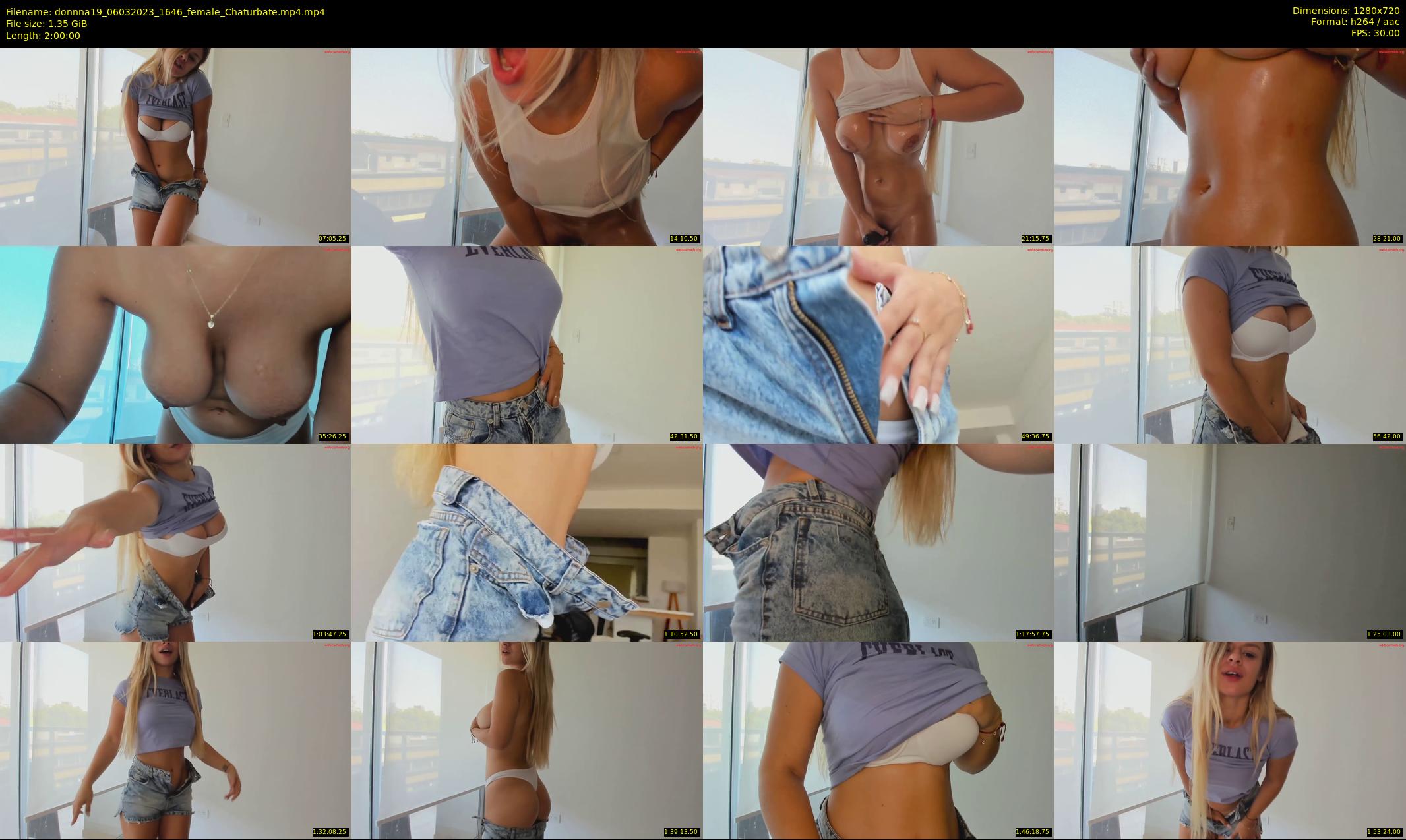 donnna19 — 120 minute Chaturbate female cam show recording, 720p, Mar 6, 2023