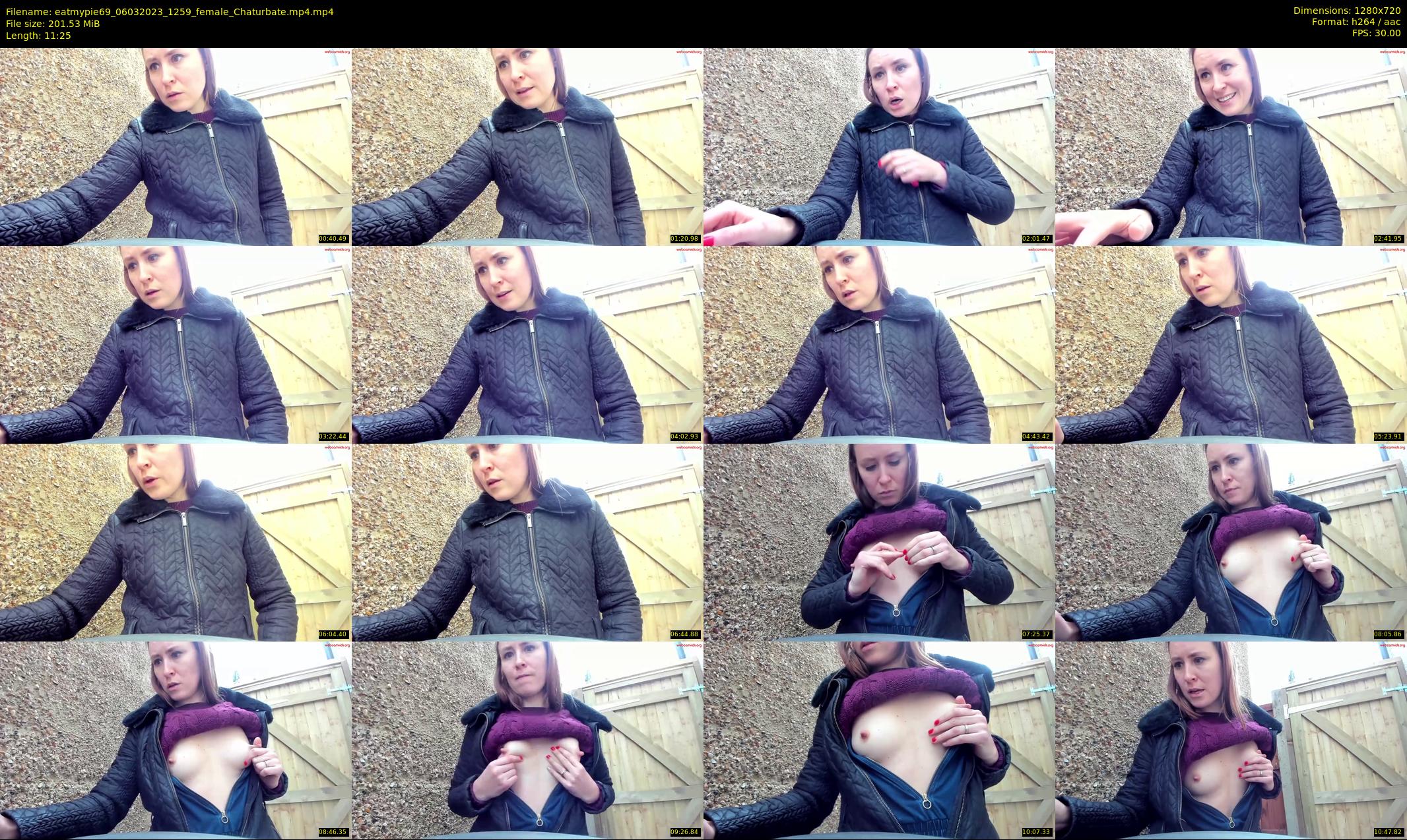 eatmypie69 — 12 minute Chaturbate female cam show recording, 720p, Mar 6, 2023