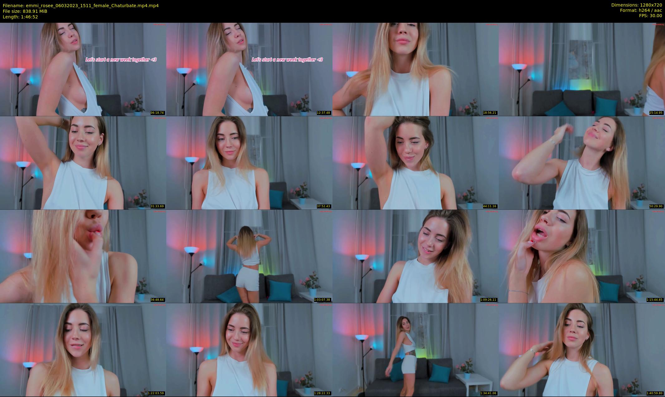emmi_rosee — 107 minute Chaturbate female cam show recording, 720p, Mar 6, 2023