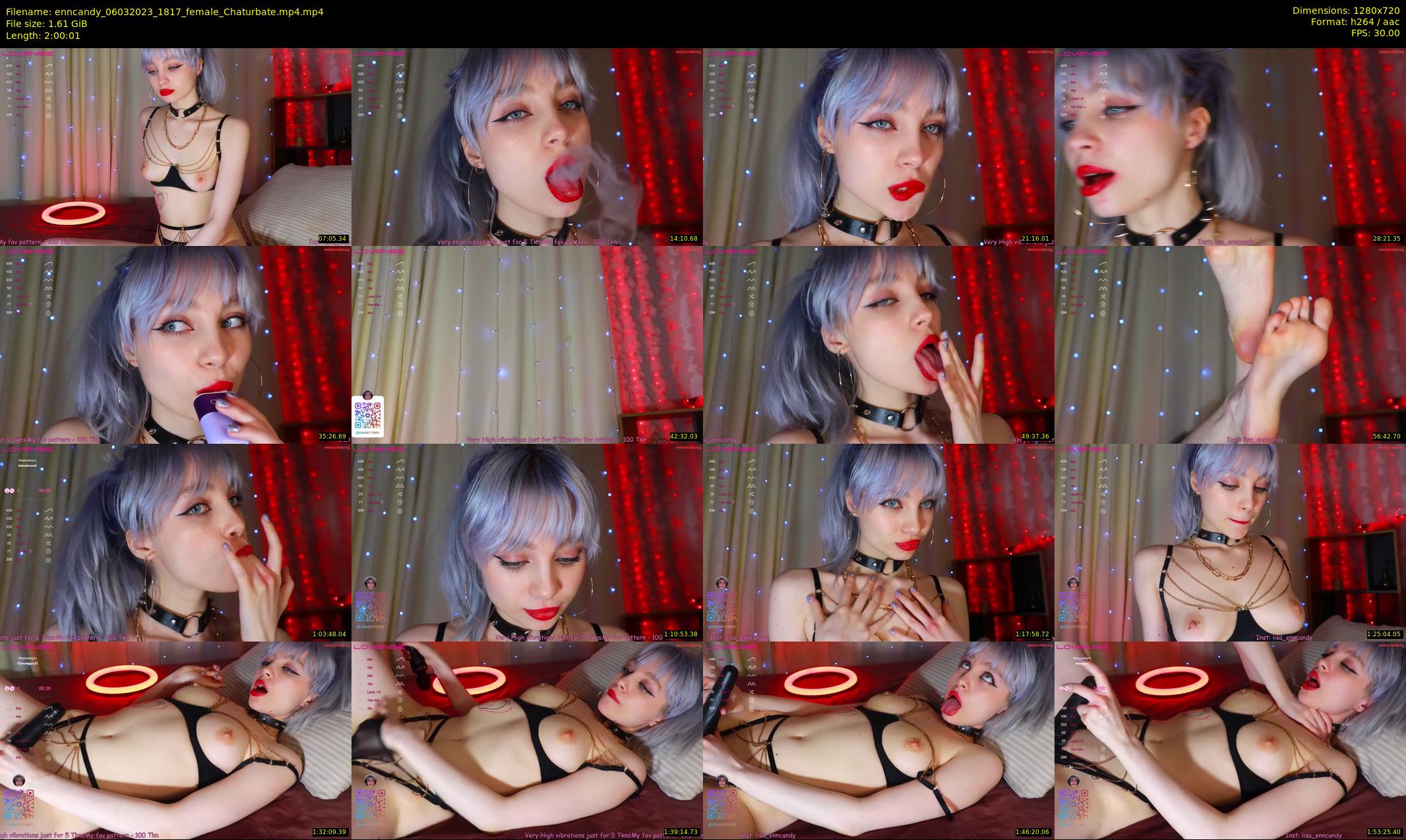 enncandy — 121 minute Chaturbate female cam show recording, 720p, Mar 6, 2023