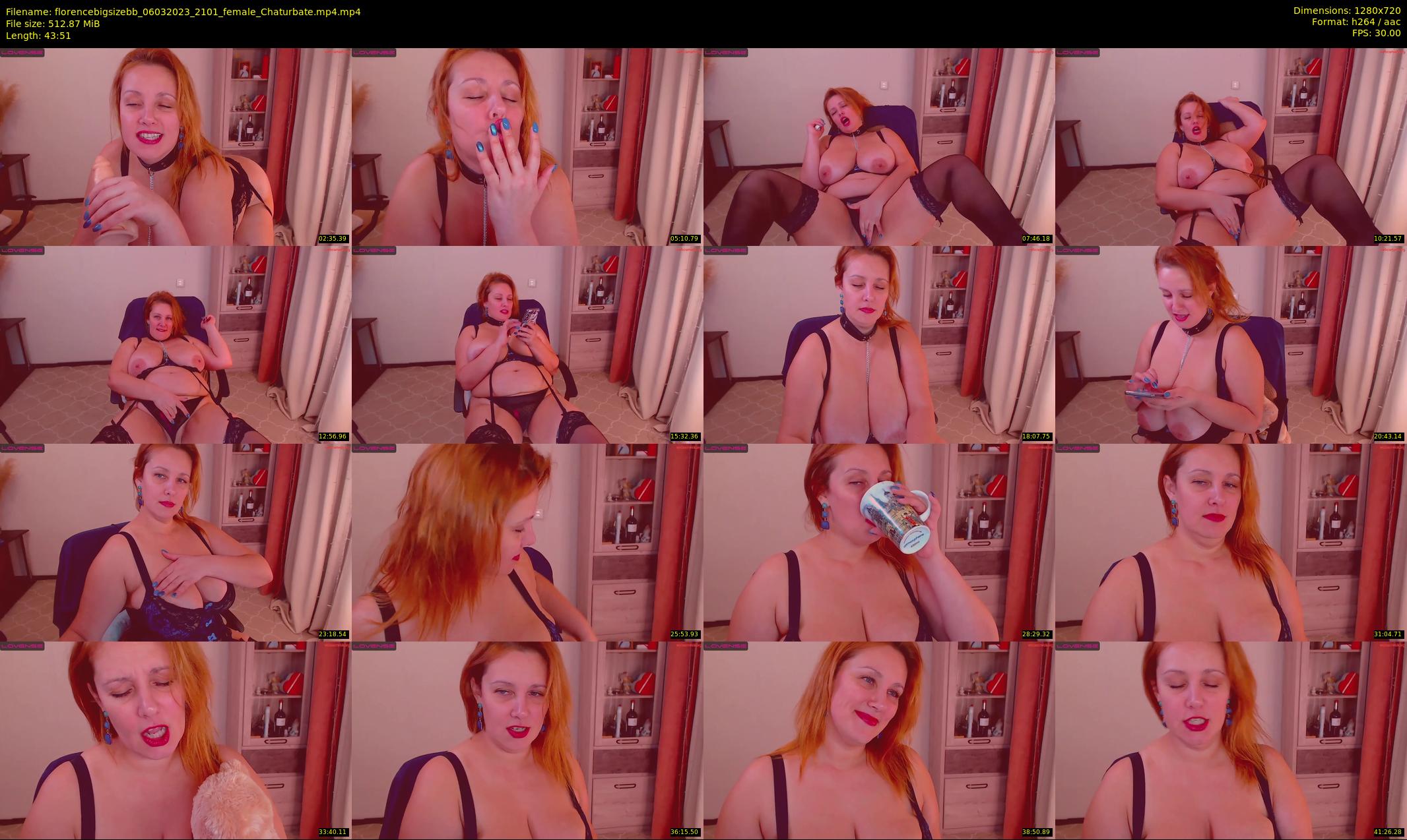 florencebigsizebb — 44 minute Chaturbate female cam show recording, 720p, Mar 6, 2023