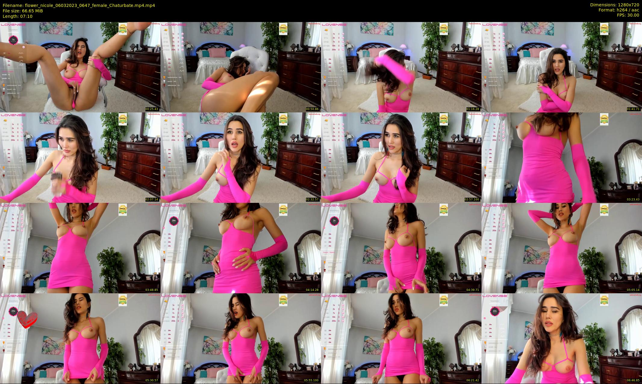 flower_nicole — 8 minute Chaturbate female cam show recording, 720p, Mar 6, 2023