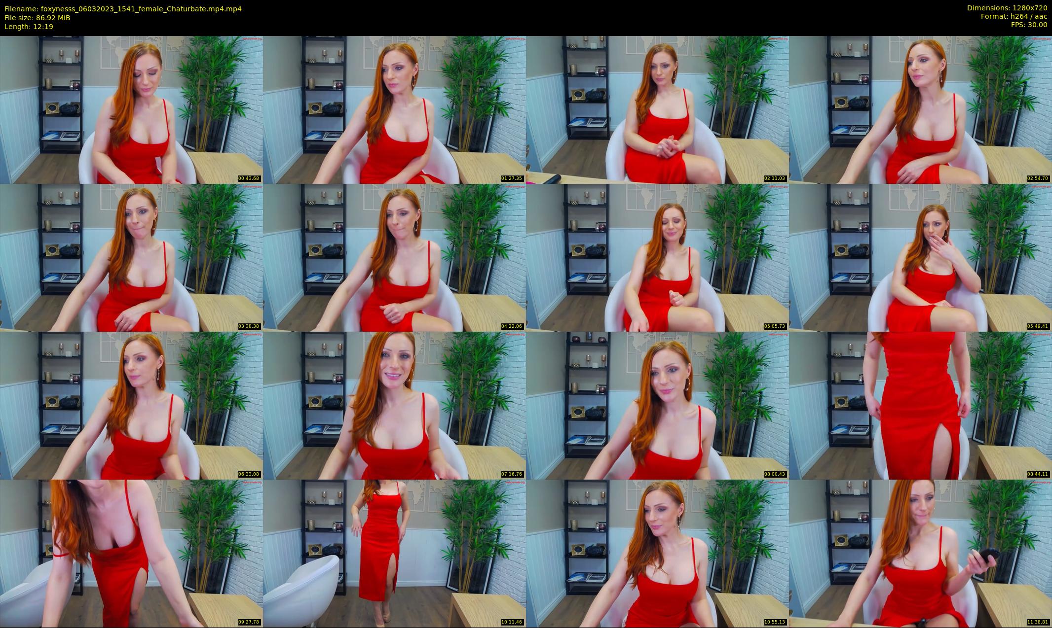 foxynesss — 13 minute Chaturbate female cam show recording, 720p, Mar 6, 2023
