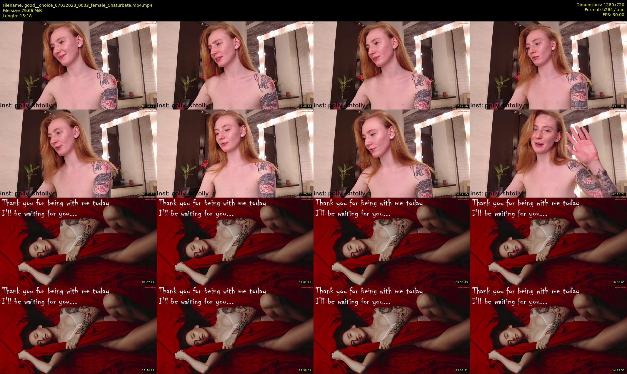 good__choice — 16 minute Chaturbate female cam show recording, 720p, Mar 7, 2023
