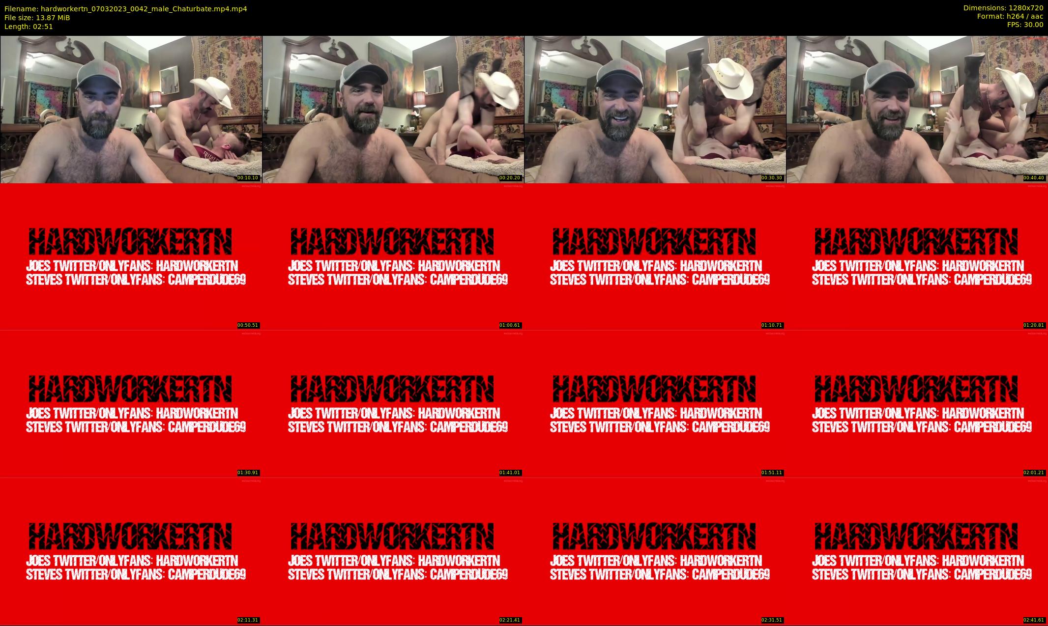 hardworkertn — 3 minute Chaturbate male cam show recording, 720p, Mar 7, 2023