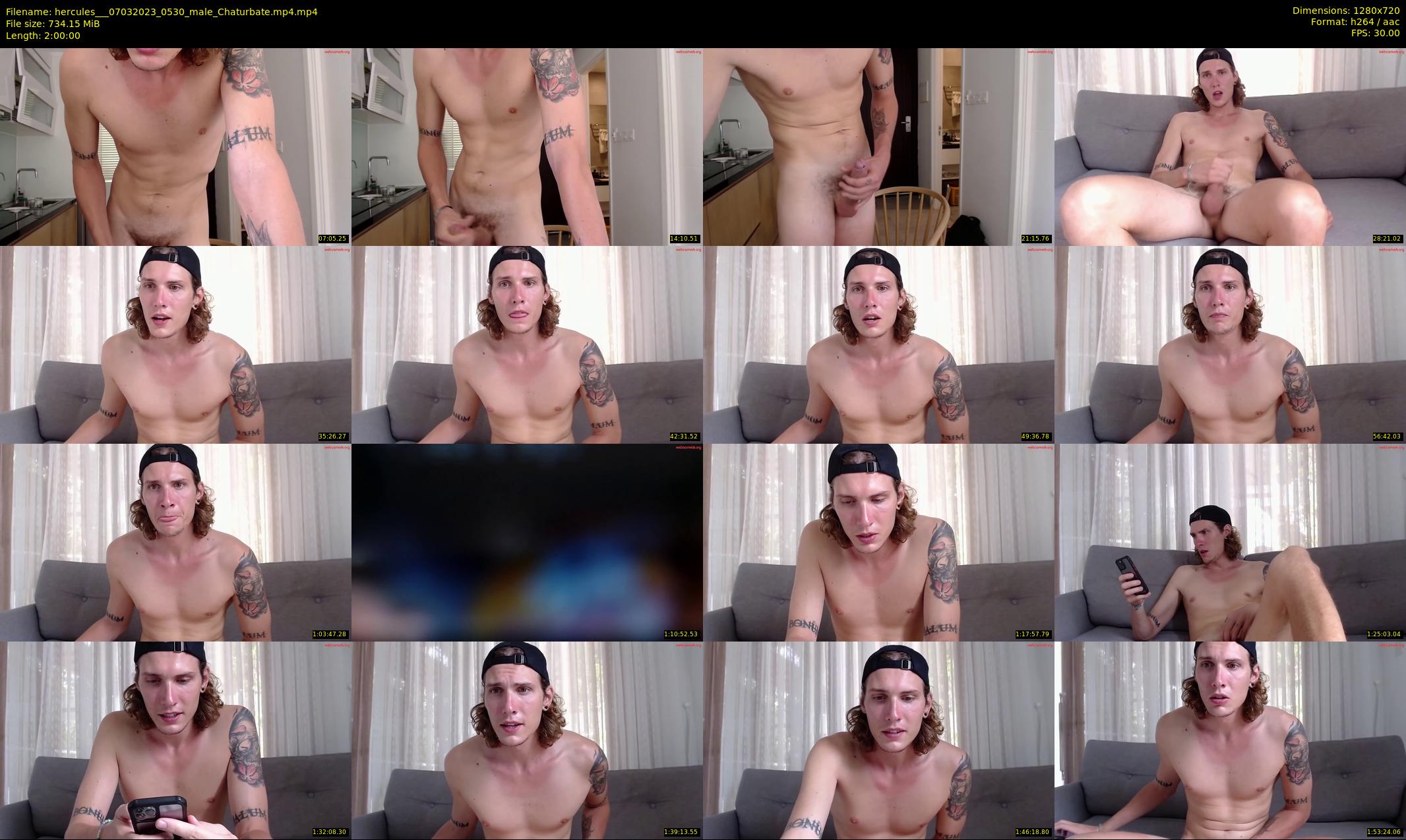 hercules__ — 120 minute Chaturbate male cam show recording, 720p, Mar 7, 2023