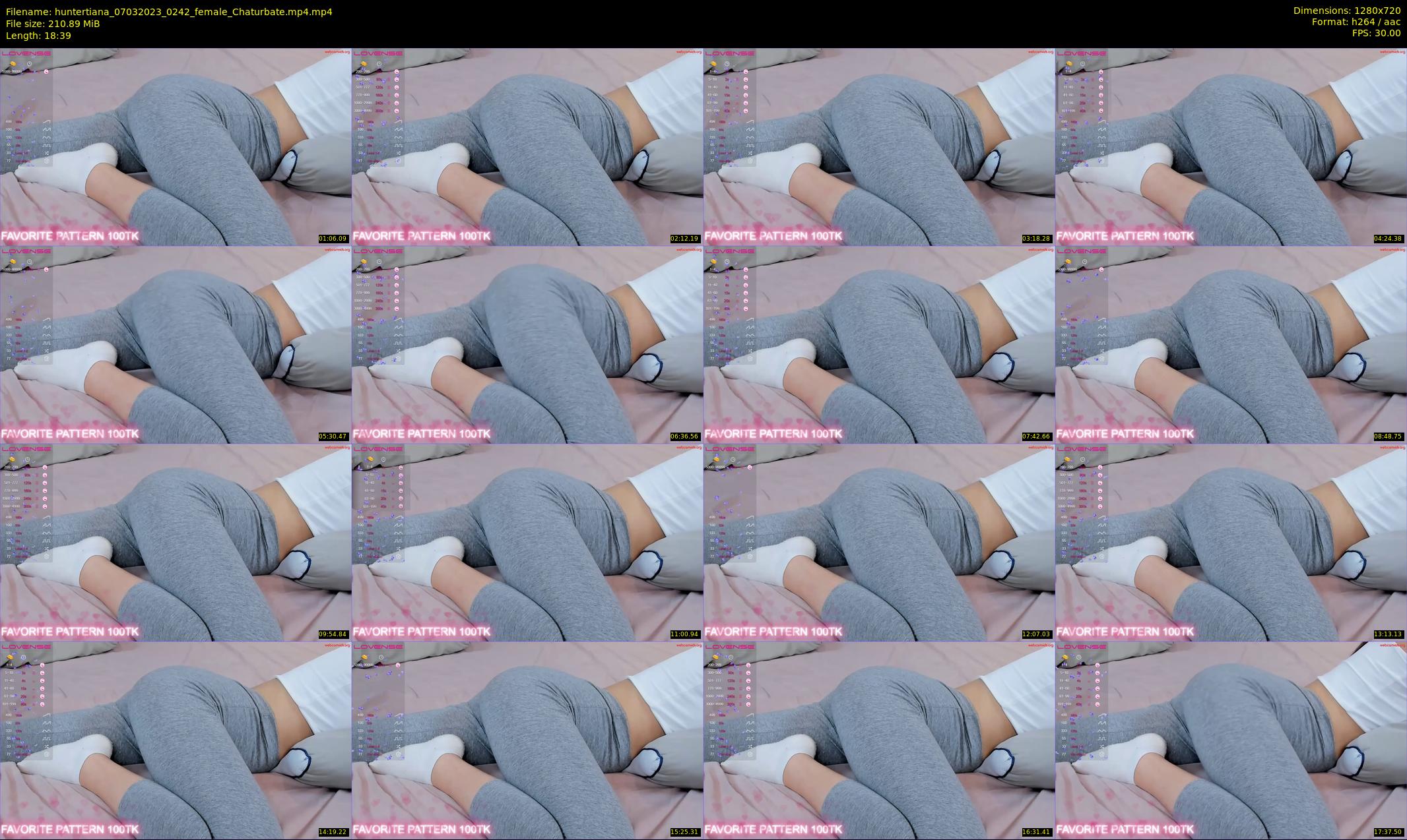 huntertiana — 19 minute Chaturbate female cam show recording, 720p, Mar 7, 2023