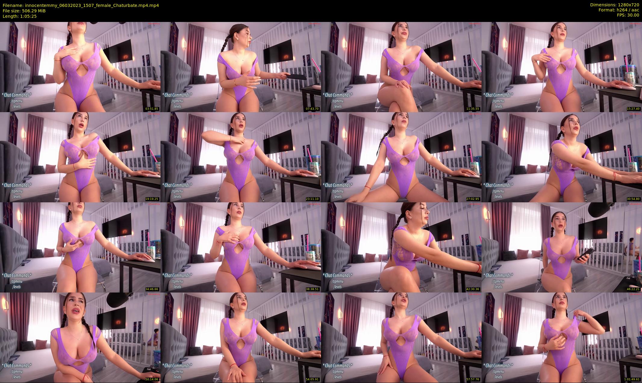 innocentemmy — 66 minute Chaturbate female cam show recording, 720p, Mar 6, 2023