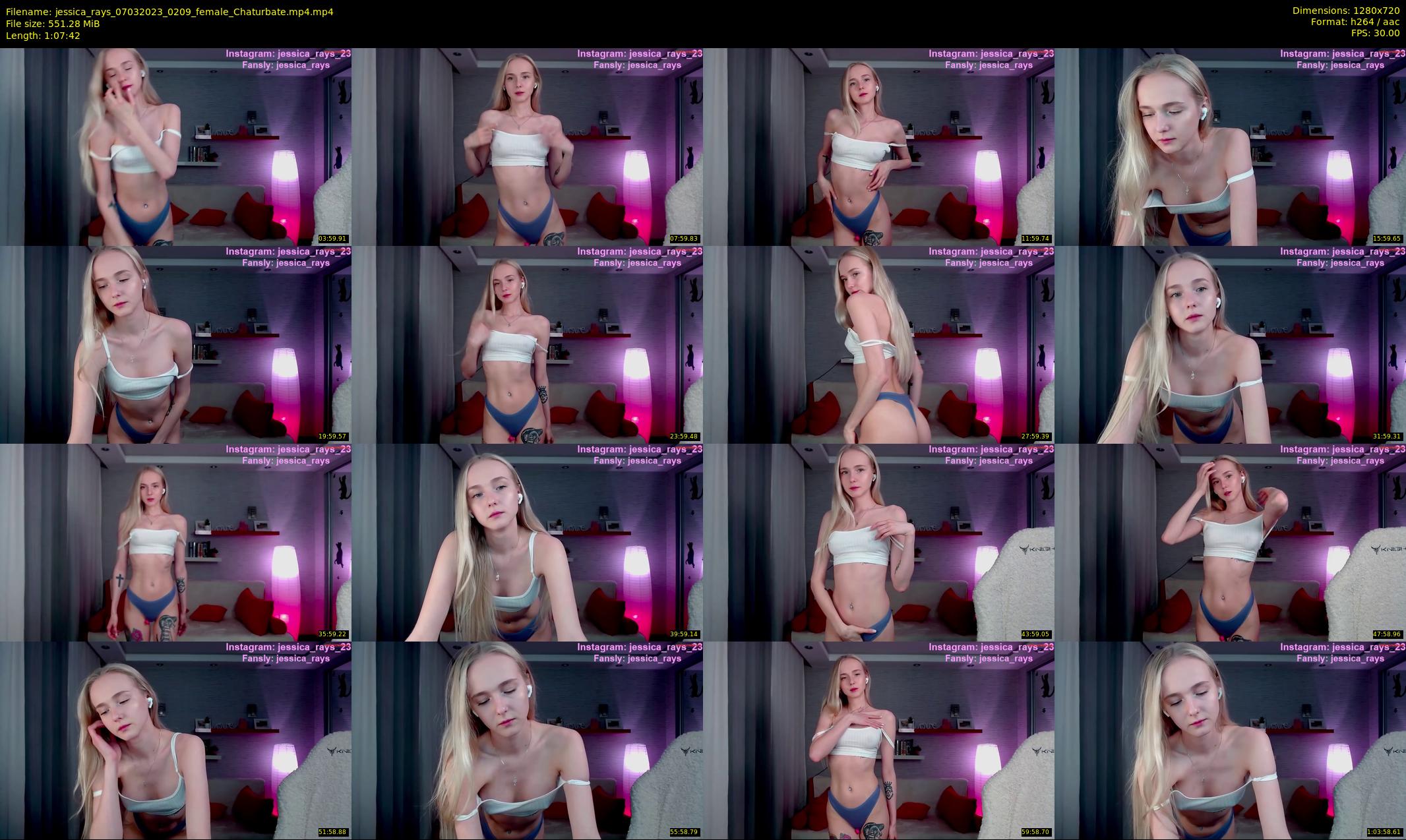 jessica_rays — 68 minute Chaturbate couple cam show recording, 720p, Mar 7, 2023