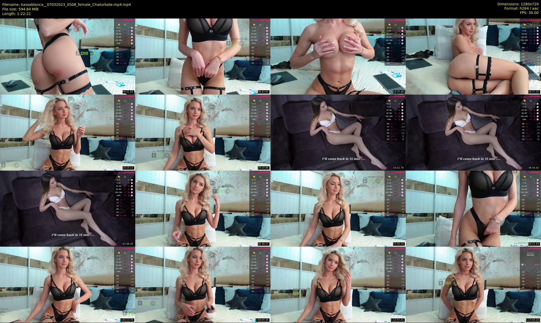 kassablanca_ — 83 minute Chaturbate female cam show recording, 720p, Mar 7, 2023