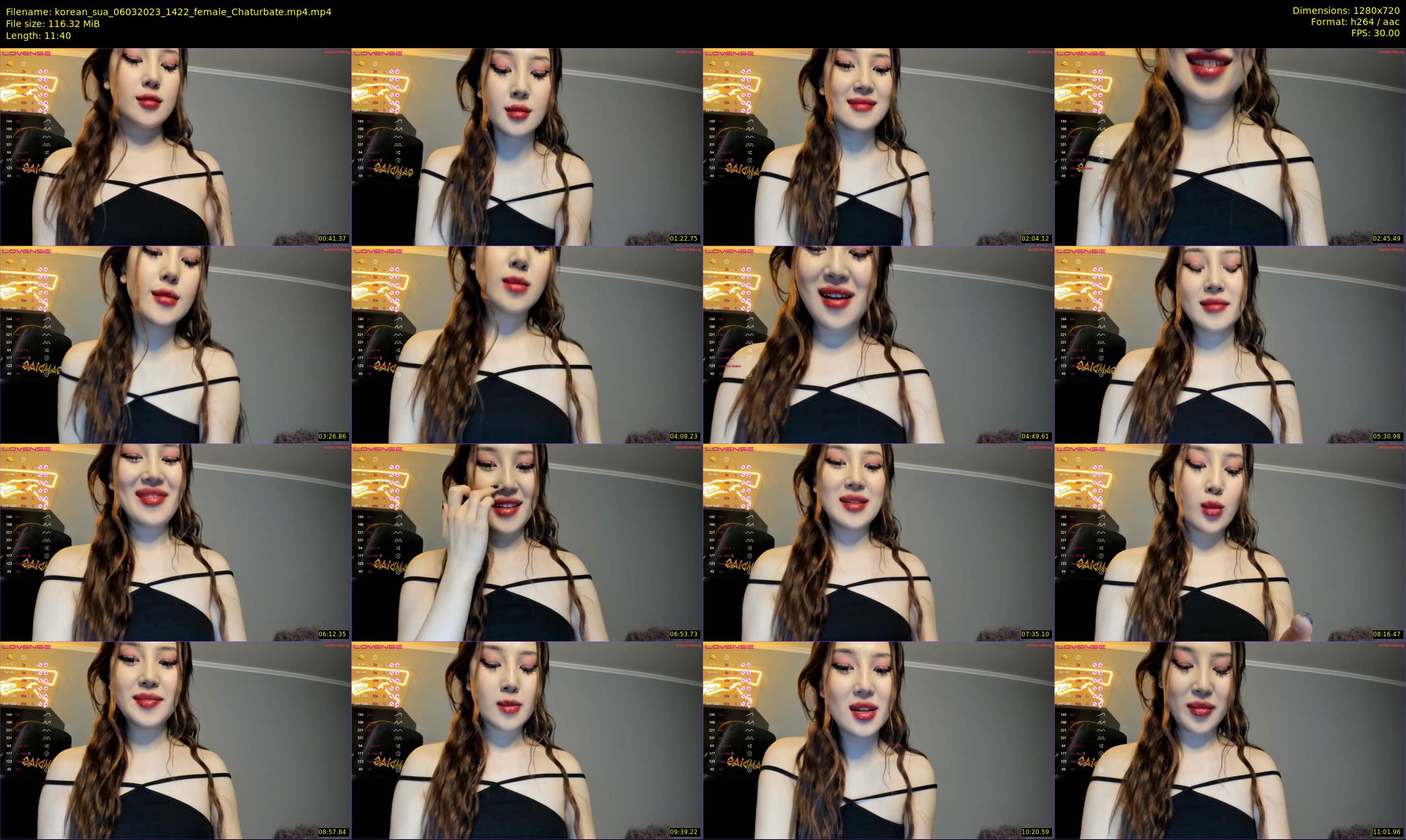 korean_sua — 12 minute Chaturbate female cam show recording, 720p, Mar 6, 2023