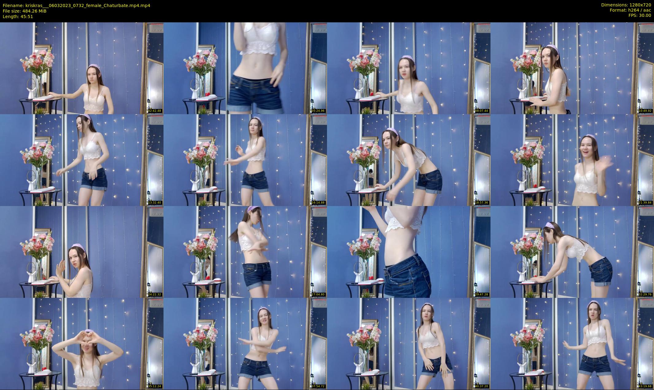 kriskras__ — 46 minute Chaturbate female cam show recording, 720p, Mar 6, 2023